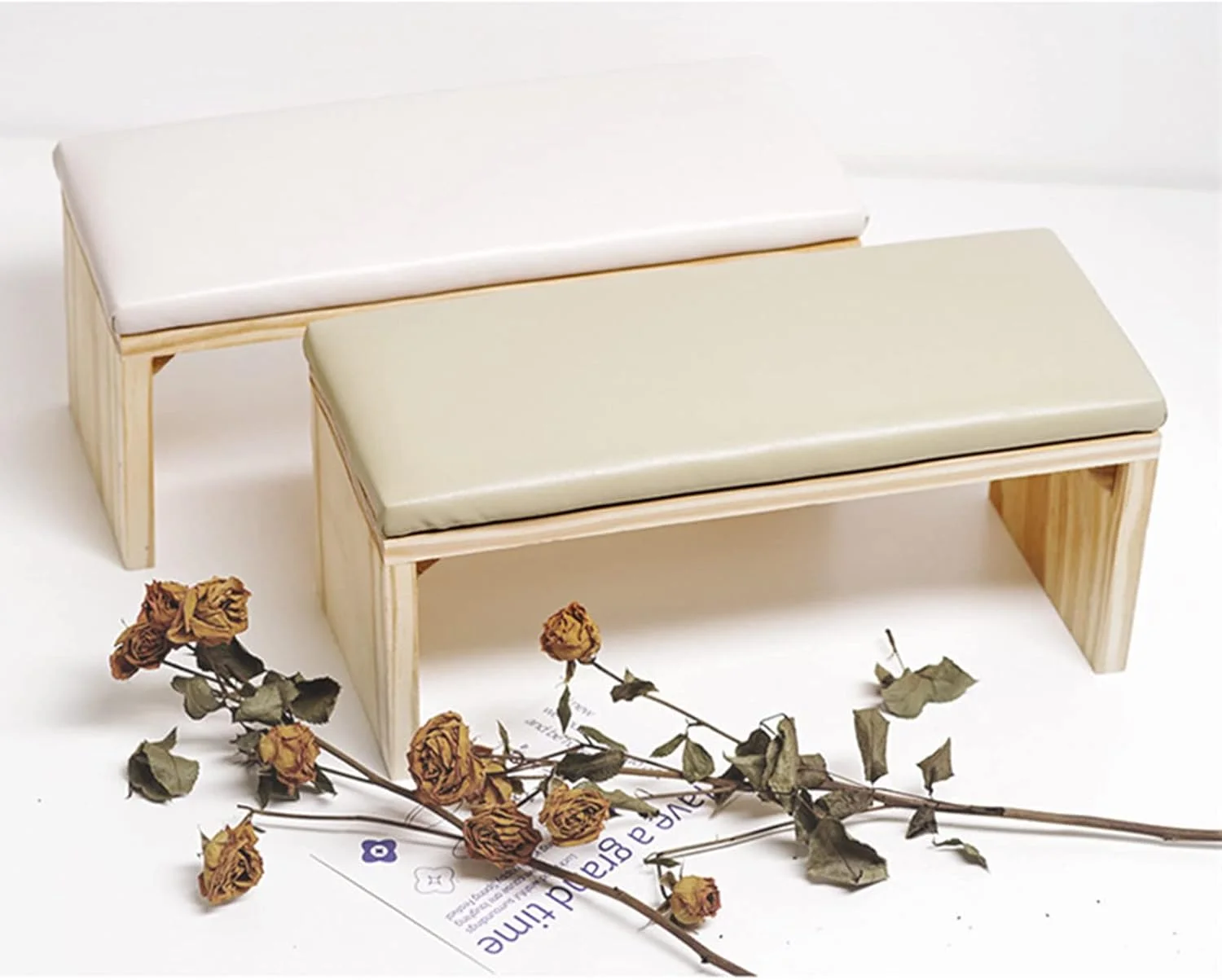 بالشتک دستی برای استراحت بازو، پایه چوبی، ابزار سالن PU بالشتک دستی برای استراحت بازو، پایه چوبی، ابزار سالن PU