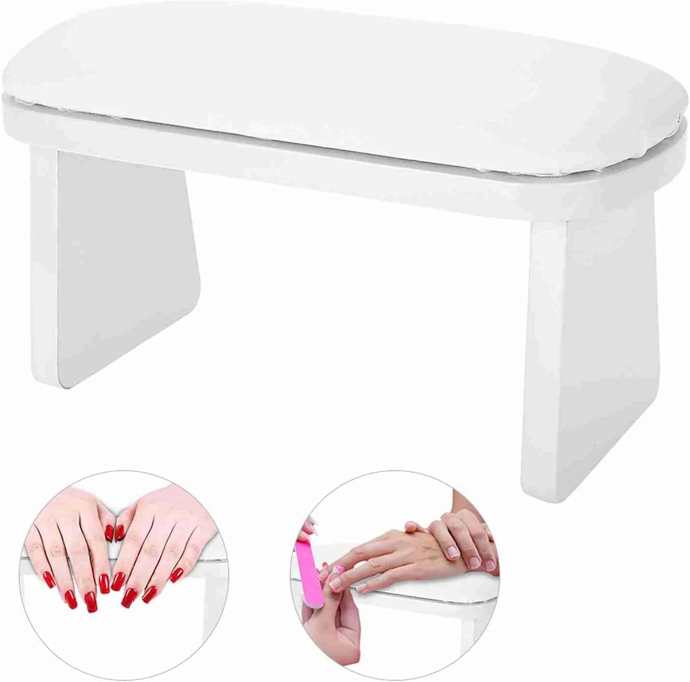 بالشتک دست با کشسانی خوب Denash، بالش دستی مانیکور، زیر دستی هنر ناخن ضد لک برای هنرمندان ناخن، سالن مانیکور، منزل (سفید) بالشتک دست با کشسانی خوب Denash، بالش دستی مانیکور، زیر دستی هنر ناخن ضد لک برای هنرمندان ناخن، سالن مانیکور، منزل (سفید)