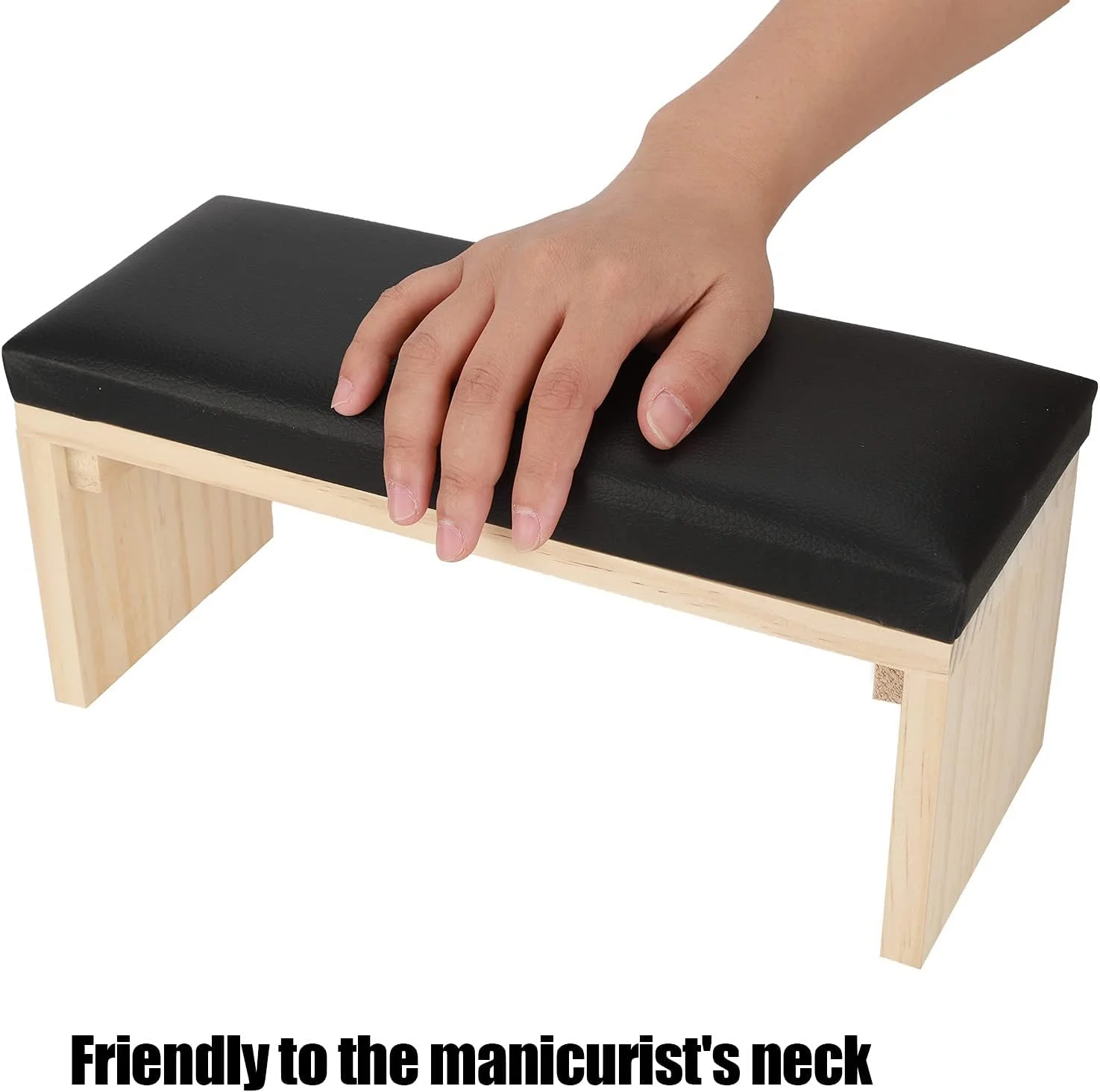 بالشتک زیر دستی طراحی ناخن Denash، روکش چرمی نرم PU، ظاهر شیک برای منزل و فروشگاه (مشکی) بالشتک زیر دستی طراحی ناخن Denash، روکش چرمی نرم PU، ظاهر شیک برای منزل و فروشگاه (مشکی)