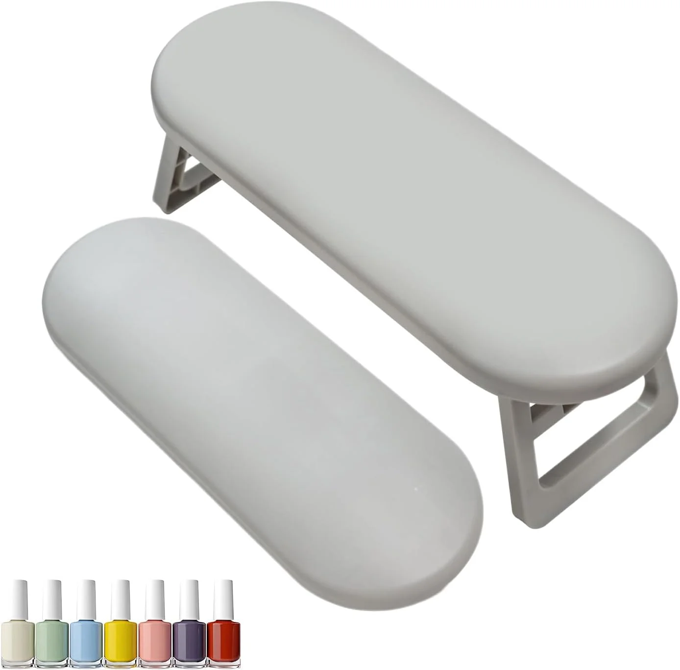 تکیه گاه تاشو و راحت دست برای ناخن کار، پد زیر دستی غیر لغزنده تاشو برای متخصصان و مبتدیان، مناسب برای میز کار، سالن، مانیکور، پدیکور و فضای باز تکیه گاه تاشو و راحت دست برای ناخن کار، پد زیر دستی غیر لغزنده تاشو برای متخصصان و مبتدیان، مناسب برای میز کار، سالن، مانیکور، پدیکور و فضای باز