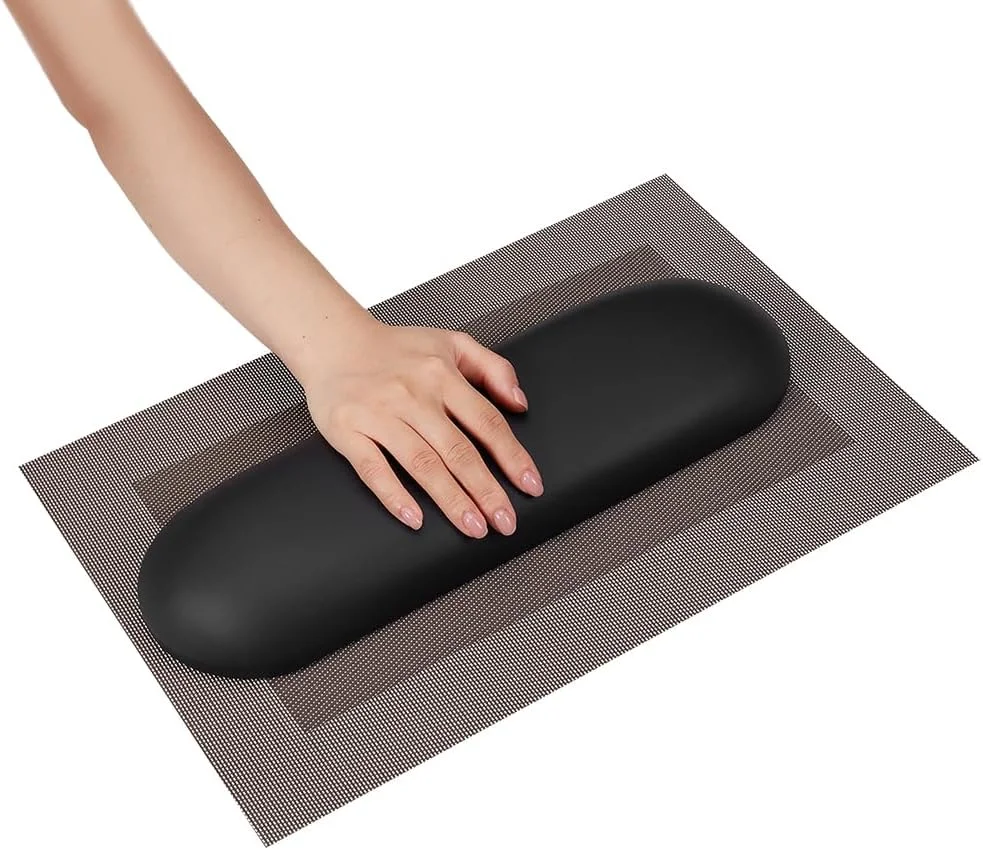 استراحتگاه دست ناخن PH PandaHall مشکی، بالشتک زیر دستی مانیکور، پایه نگهدارنده دست چرمی طراحی ناخن به همراه زیرانداز، ابزار جانبی هنری سالن مانیکور، 1 ست استراحتگاه دست ناخن PH PandaHall مشکی، بالشتک زیر دستی مانیکور، پایه نگهدارنده دست چرمی طراحی ناخن به همراه زیرانداز، ابزار جانبی هنری سالن مانیکور، 1 ست