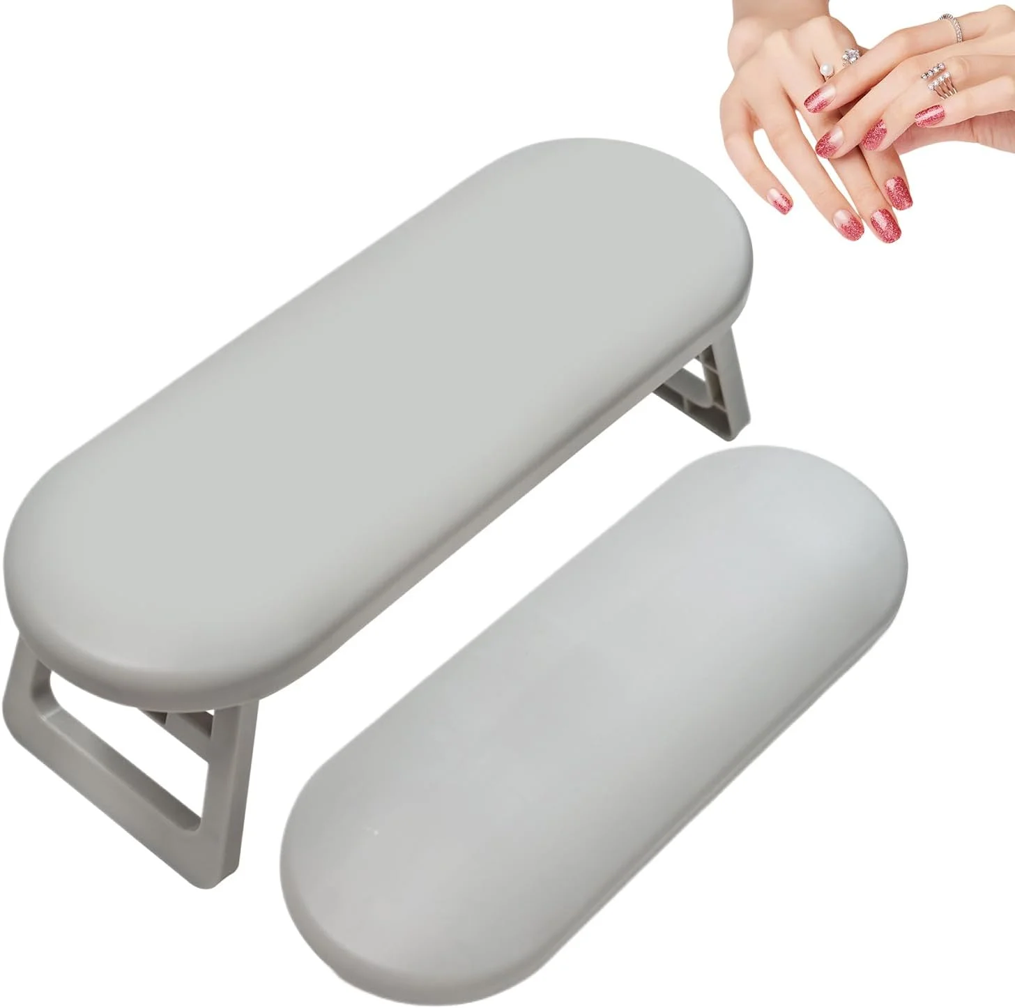 بالشتک تکیه گاه دست تاشو برای ناخن کار، کوسن تکیه گاه دست مانیکور خانگی | تکیه گاه دست تاشو ضد لغزش برای متخصصان مبتدی ایستگاه کاری سالن مانیکور پدیکور در فضای باز بالشتک تکیه گاه دست تاشو برای ناخن کار، کوسن تکیه گاه دست مانیکور خانگی | تکیه گاه دست تاشو ضد لغزش برای متخصصان مبتدی ایستگاه کاری سالن مانیکور پدیکور در فضای باز