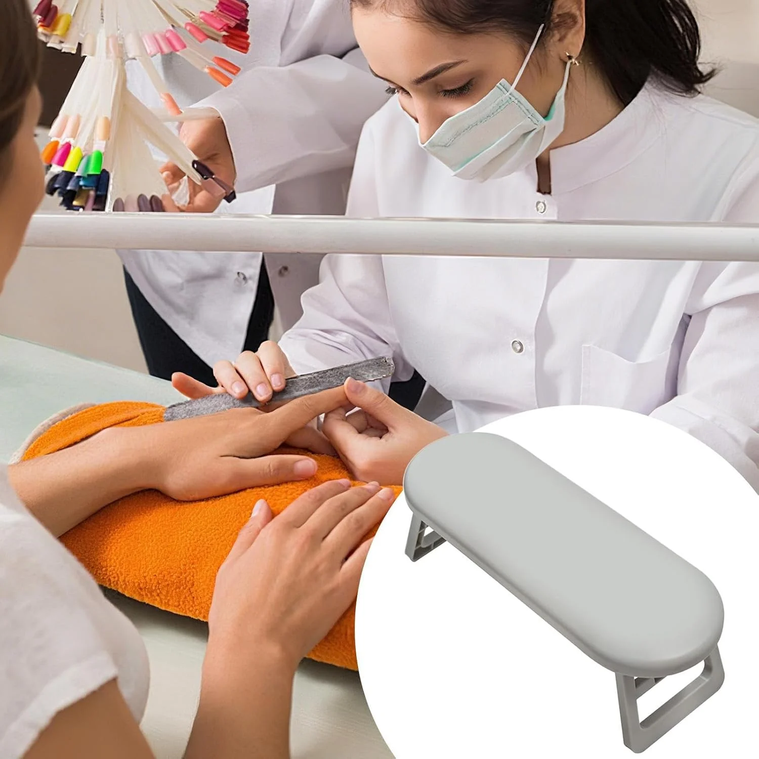 بالشتک زیر دستی قابل حمل برای ناخن کار، کوسن بازوی مانیکور سالنی | زیر دستی تاشو و قابل حمل برای متخصصان سالن، منزل، فضای باز، ایستگاه کار، مانیکور و پدیکور بالشتک زیر دستی قابل حمل برای ناخن کار، کوسن بازوی مانیکور سالنی | زیر دستی تاشو و قابل حمل برای متخصصان سالن، منزل، فضای باز، ایستگاه کار، مانیکور و پدیکور