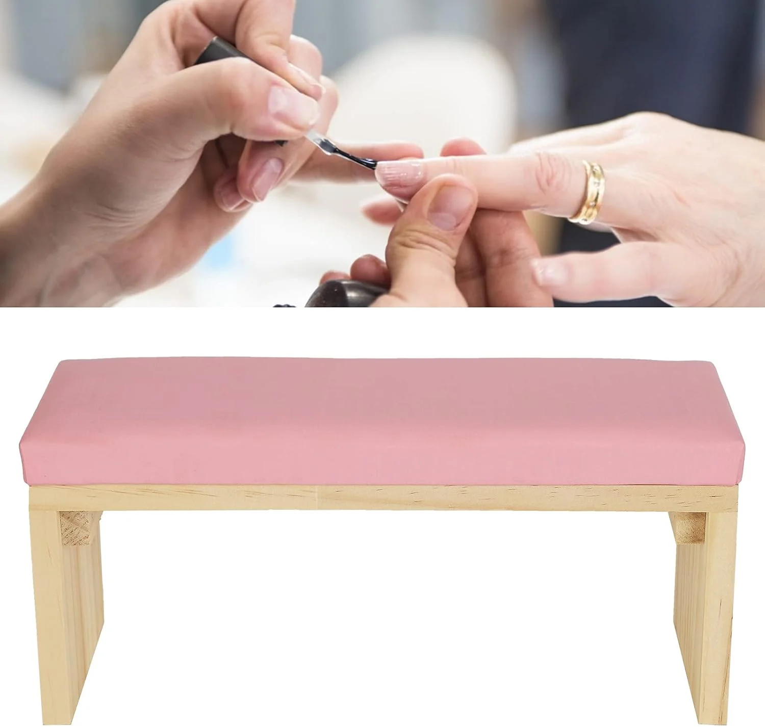 بالشتک نرم PU چرمی زیر دستی ناخن، کوسن شیک زیر دستی مانیکور برای مانیکور راحت، ایده آل برای استفاده در منزل و سالن ناخن (گلگون) بالشتک نرم PU چرمی زیر دستی ناخن، کوسن شیک زیر دستی مانیکور برای مانیکور راحت، ایده آل برای استفاده در منزل و سالن ناخن (گلگون)