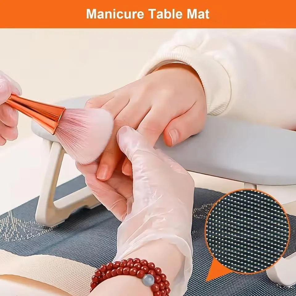 تکیه گاه دست ناخن، تکیه گاه تاشو دست چرمی PU برای مانیکور با زیرانداز میز PVC، تکیه گاه نرم دست برای ناخن های اکریلیک / بالش دست ناخن برای استفاده در سالن مانیکور - سفید (قهوه ای شیری) تکیه گاه دست ناخن، تکیه گاه تاشو دست چرمی PU برای مانیکور با زیرانداز میز PVC، تکیه گاه نرم دست برای ناخن های اکریلیک / بالش دست ناخن برای استفاده در سالن مانیکور - سفید (قهوه ای شیری)