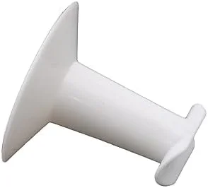 پایه نگهدارنده انگشت پلاستیکی سفید، مناسب طراحی و نقاشی ناخن، ابزاری کاربردی برای سالن‌ها و استفاده شخصی، لوازم جانبی هنر ناخن و استراحت دست