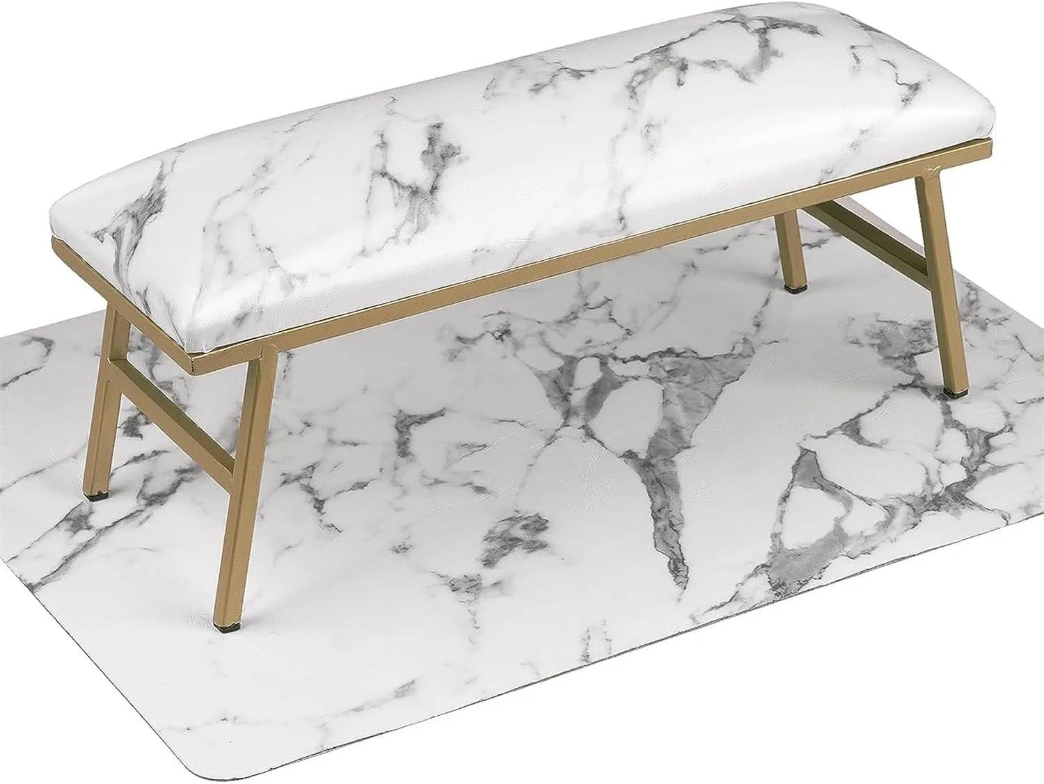 تکیه گاه دست ناخن فروشگاه سفید، تکیه گاه دست برای میز ناخن با چرم میکروفیبر، زیر دستی مانیکور، ابزار لوازم جانبی طراحی ناخن برای تکنسین های ناخن