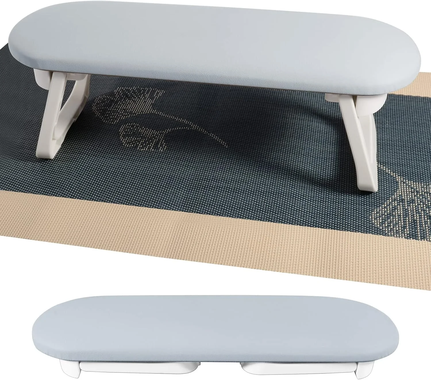 تکیه گاه دست ناخن Diesisa، تکیه گاه تاشو دست چرمی PU برای تکنسین های ناخن به همراه زیرانداز میز PVC، تکیه گاه نرم دست برای ناخن های اکریلیک / بالشتک دست ناخن برای استفاده در سالن مانیکور