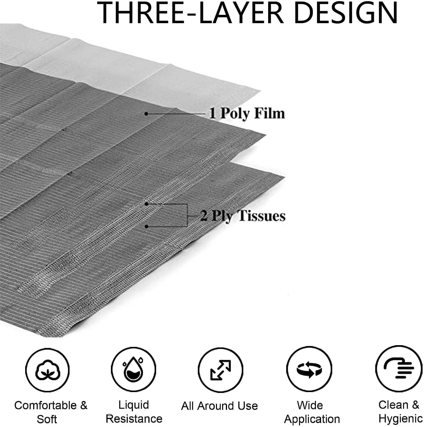زیرانداز یکبار مصرف میز طراحی ناخن تزویق، 125 عددی، 33x45 سانتی متر، ضد آب، 3 لایه، پد تمیز کننده، نرم و مقاوم در برابر مایعات (مشکی) زیرانداز یکبار مصرف میز طراحی ناخن تزویق، 125 عددی، 33x45 سانتی متر، ضد آب، 3 لایه، پد تمیز کننده، نرم و مقاوم در برابر مایعات (مشکی)
