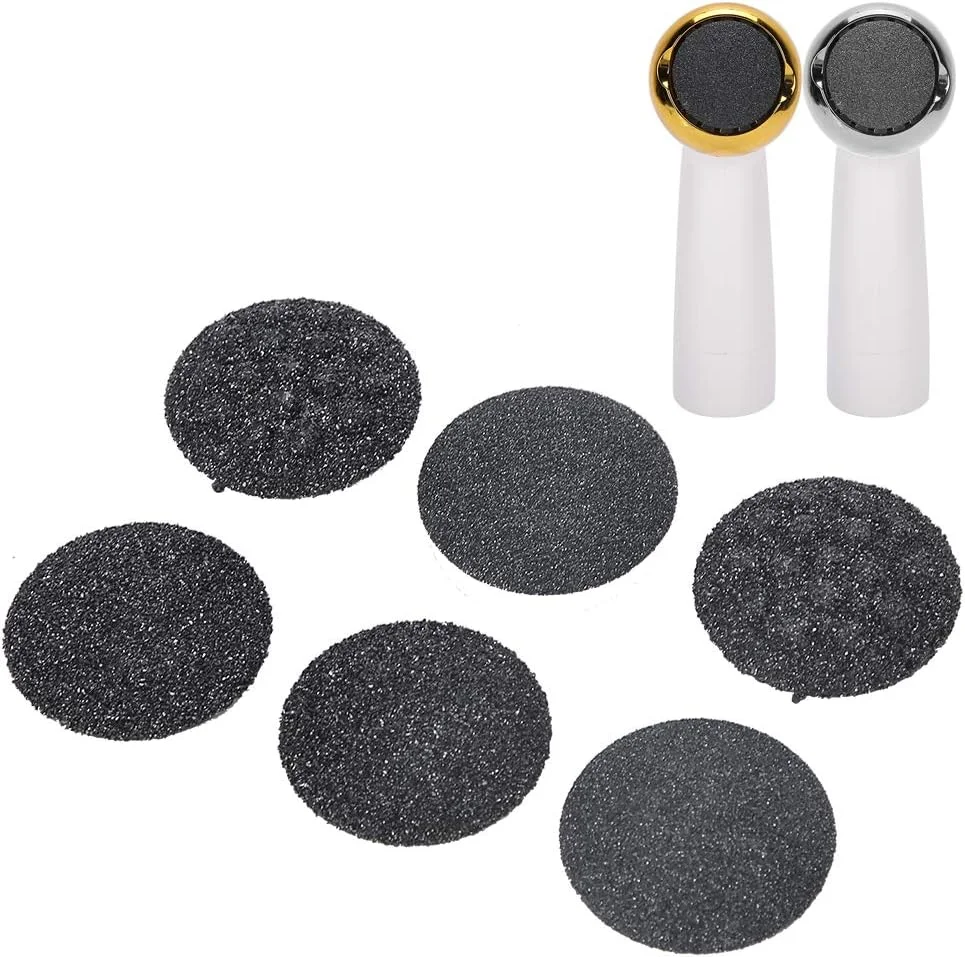 غلتک های یدکی پدیکور 6 عددی، سری غلتکی یدکی زبر و معمولی سازگار با اکثر سوهان های برقی پا غلتک های یدکی پدیکور 6 عددی، سری غلتکی یدکی زبر و معمولی سازگار با اکثر سوهان های برقی پا