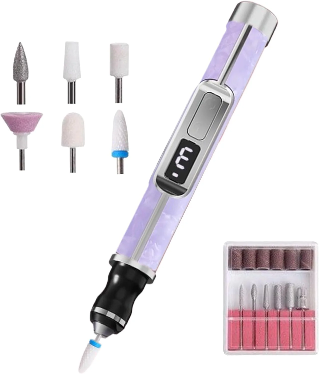 سوهان ناخن برقی | دارای 3 سرعت برای ناخن های ضخیم | سنگ پای شارژی برای استفاده در منزل، سالن، مسافرت، بانوان، دختران، آقایان و افراد مبتدی در فضای باز سوهان ناخن برقی | دارای 3 سرعت برای ناخن های ضخیم | سنگ پای شارژی برای استفاده در منزل، سالن، مسافرت، بانوان، دختران، آقایان و افراد مبتدی در فضای باز