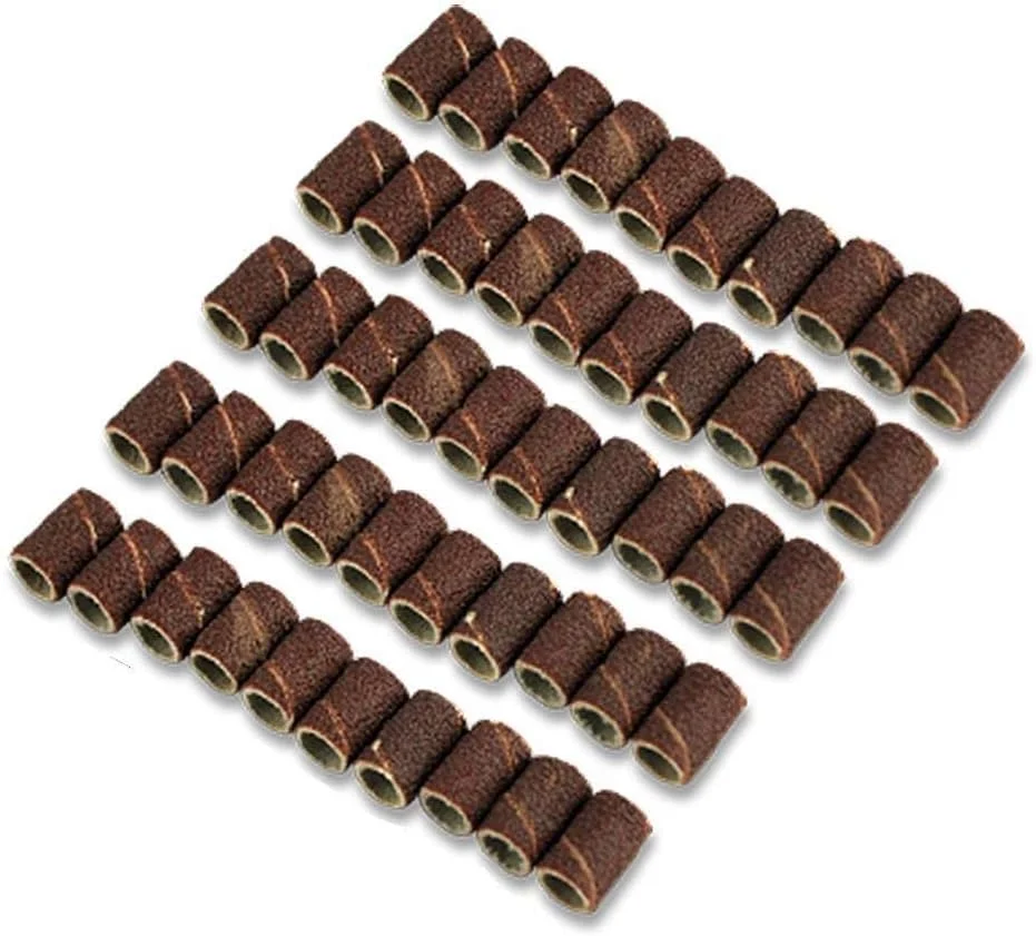 ۵۰ عدد سری استوانه ای سنگ زنی، آستین های سنباده ای، نوارهای سنباده 80/120/180 برای ابزار مانیکور مته ناخن zhengpingpai (دانه بندی: 80) ۵۰ عدد سری استوانه ای سنگ زنی، آستین های سنباده ای، نوارهای سنباده 80/120/180 برای ابزار مانیکور مته ناخن zhengpingpai (دانه بندی: 80)