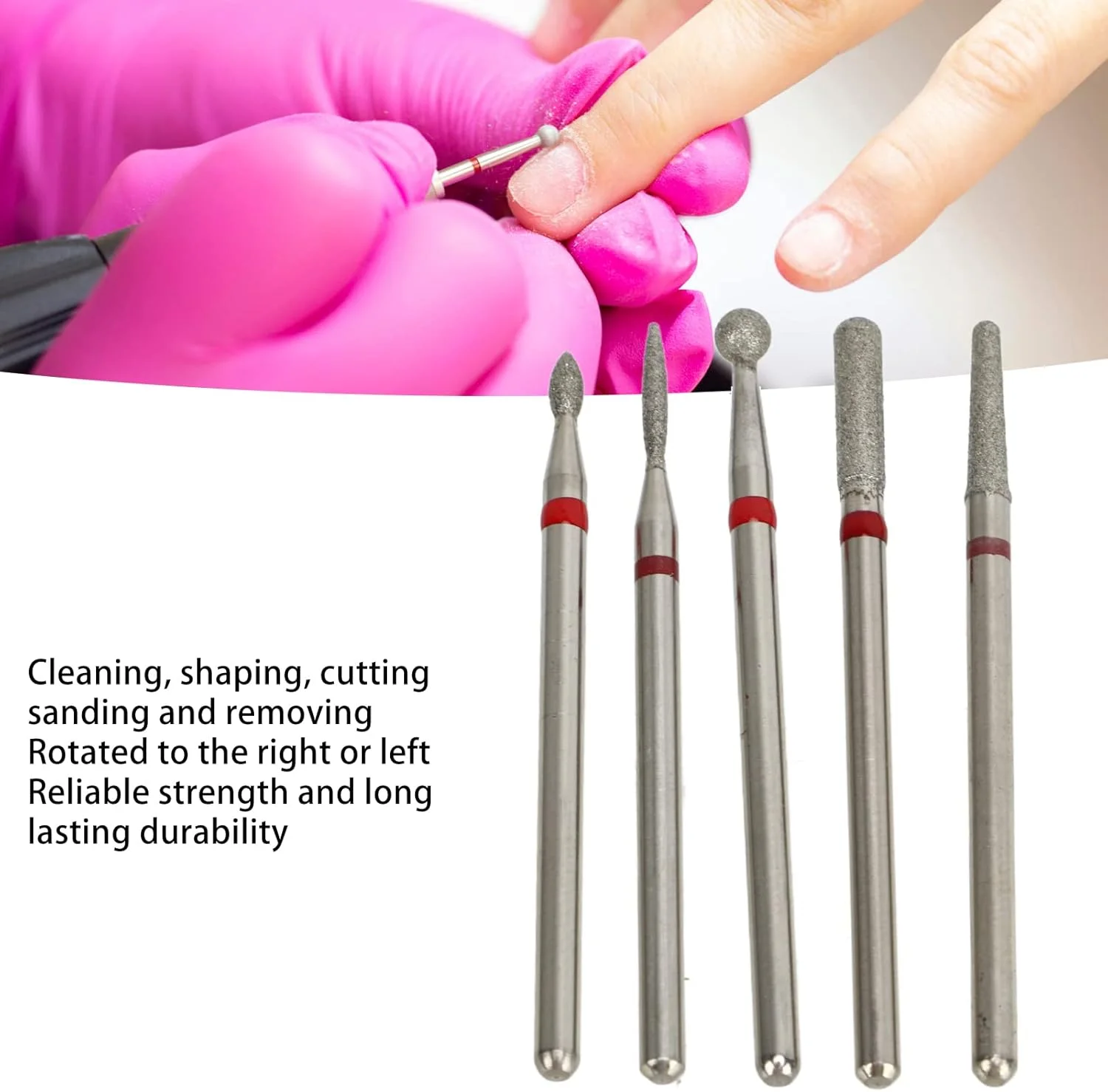 مجموعه ۵ عددی سر سوهان ناخن برای مانیکور مبتدی مجموعه ۵ عددی سر سوهان ناخن برای مانیکور مبتدی