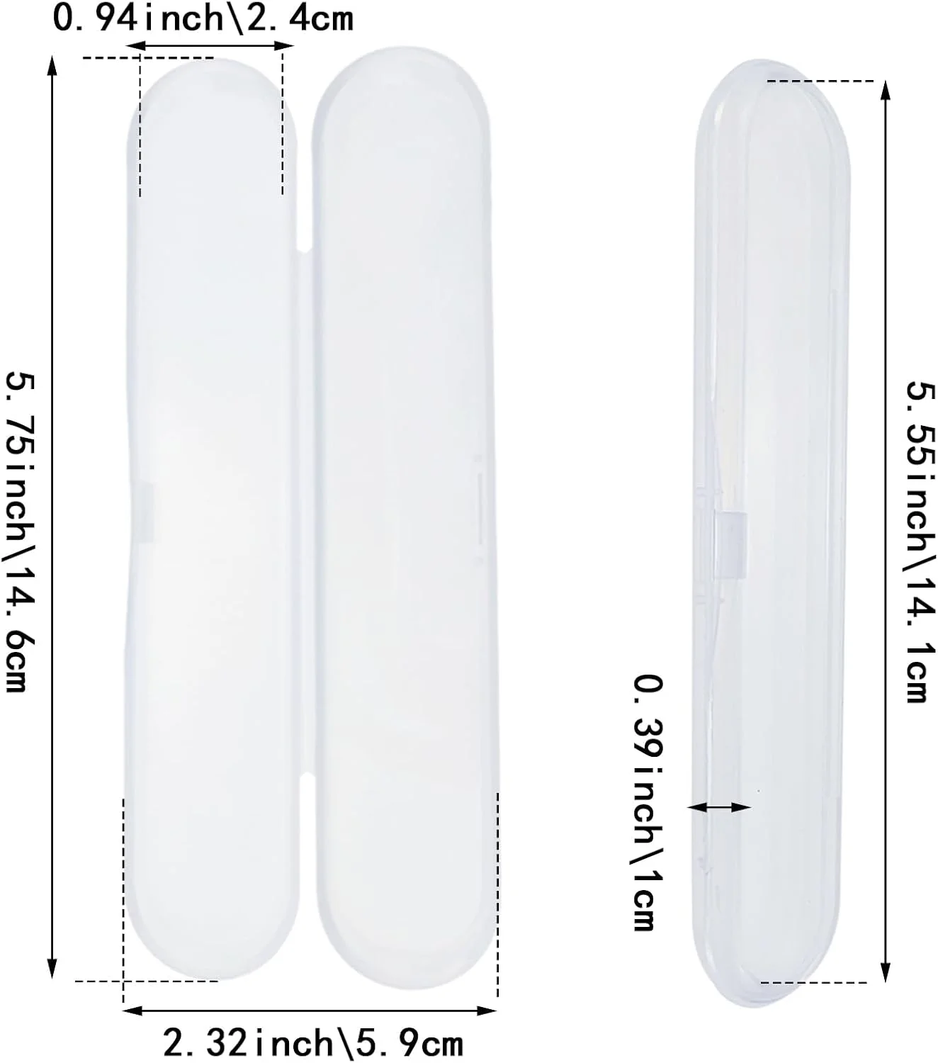 بسته 8 عددی جعبه سوهان ناخن شیشه ای، جعبه سوهان ناخن شیشه ای شفاف، جعبه سازمان دهنده سوزن جوش سرسیاه، جعبه شفاف برای ابزار ناخن برای جعبه سازمان دهنده ذخیره سازی