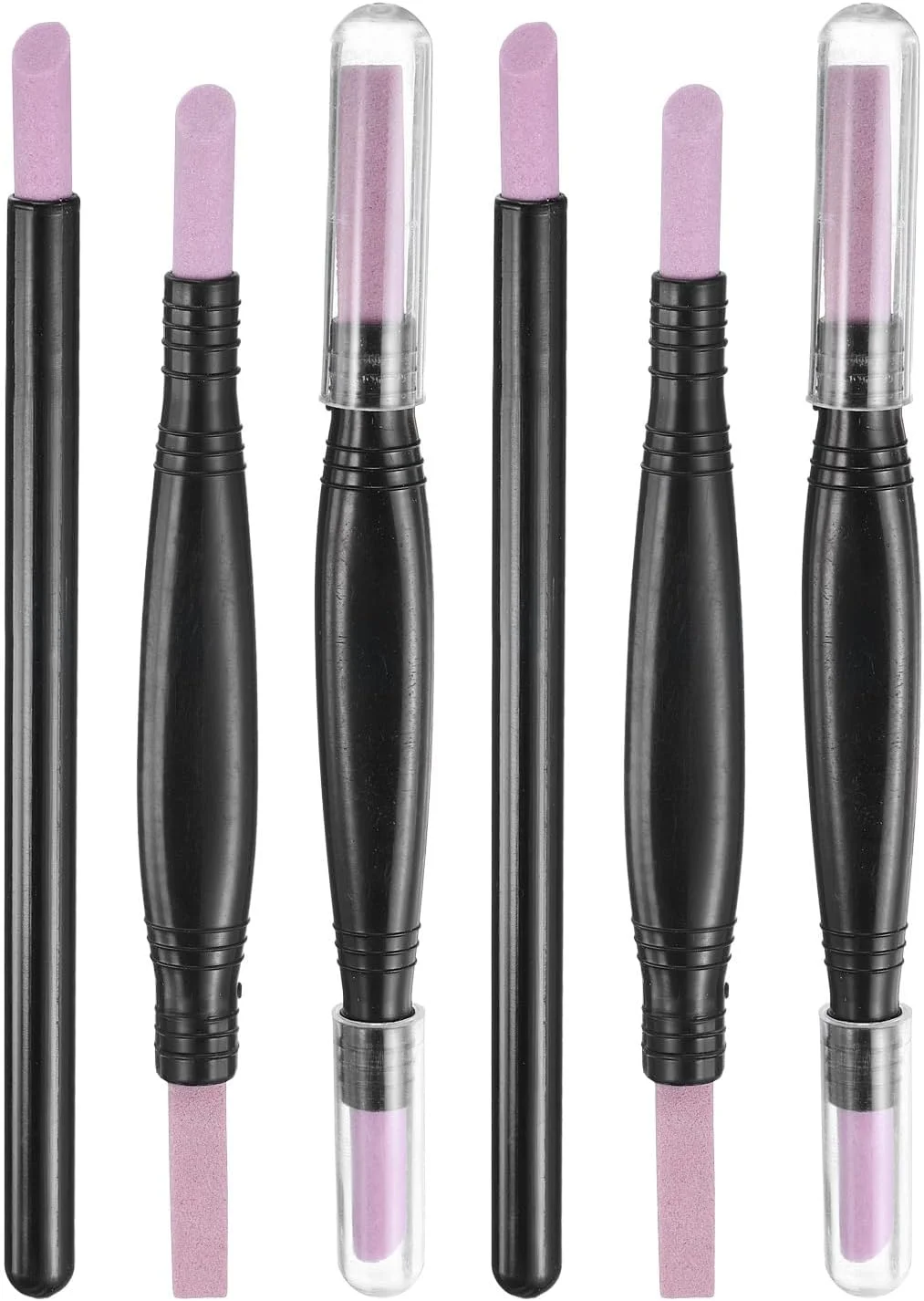 سوهان ناخن سنگ پا هرفینگتون 6 عددی، چوب پولیش ناخن سنگ پا، از بین برنده پوست های مرده، ابزار مانیکور بافر سوهان ناخن سنگ کوارتز حرفه ای دو سر برای مراقبت از ناخن در سالن سوهان ناخن سنگ پا هرفینگتون 6 عددی، چوب پولیش ناخن سنگ پا، از بین برنده پوست های مرده، ابزار مانیکور بافر سوهان ناخن سنگ کوارتز حرفه ای دو سر برای مراقبت از ناخن در سالن