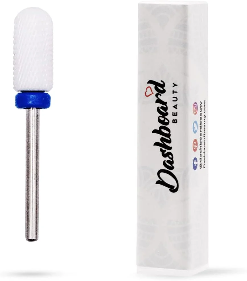 سر سوهان ناخن مانیکور داشبورد بیوتی - سر استوانه ای گرد بزرگ برای کمک به سوهان کشی سریع - والد (متوسط، سرامیکی) سر سوهان ناخن مانیکور داشبورد بیوتی - سر استوانه ای گرد بزرگ برای کمک به سوهان کشی سریع - والد (متوسط، سرامیکی)