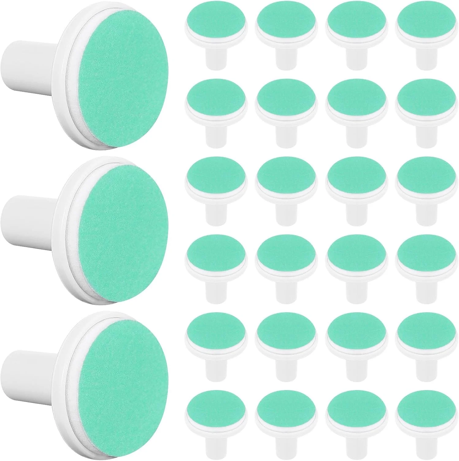 VICASKY 24 عدد سری تعویضی سوهان ناخن نوزاد، پد بافر برقی، کاغذ سنباده سبز، پیرایشگر نوزادان و کودکان نوپا، سبز VICASKY 24 عدد سری تعویضی سوهان ناخن نوزاد، پد بافر برقی، کاغذ سنباده سبز، پیرایشگر نوزادان و کودکان نوپا، سبز