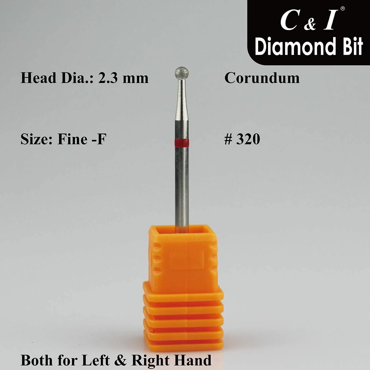 سر سوهان الماسه ناخن C & I، سر توپی شکل، سوهان برقی حرفه ای برای تمیز کردن کوتیکول، پودر الماس بهبود یافته به همراه پایه تنگستن کاربید 3/32 اینچ (2.35 میلی متر) (2.3 میلی متر، نرم - F) سر سوهان الماسه ناخن C & I، سر توپی شکل، سوهان برقی حرفه ای برای تمیز کردن کوتیکول، پودر الماس بهبود یافته به همراه پایه تنگستن کاربید 3/32 اینچ (2.35 میلی متر) (2.3 میلی متر، نرم - F)