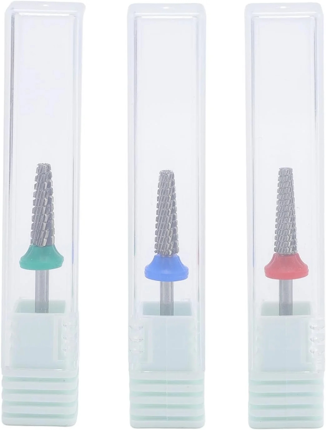 ست ۳ عددی سر سوهان ناخن تنگستن استیل - سری های حرفه ای سنگ زنی مانیکور برای تمرینات برقی ناخن ست ۳ عددی سر سوهان ناخن تنگستن استیل - سری های حرفه ای سنگ زنی مانیکور برای تمرینات برقی ناخن