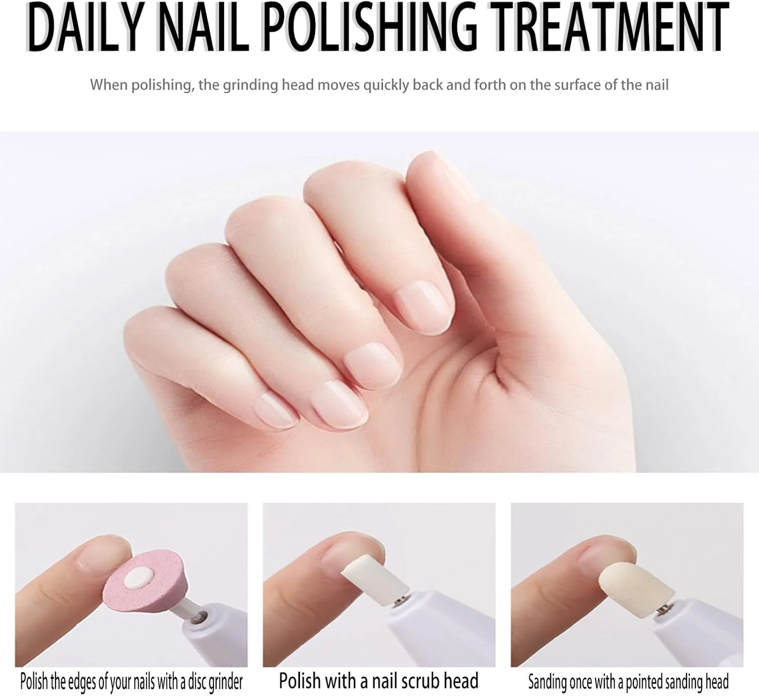 مجموعه 20 عددی سری یدکی سوهان ناخن، ست مته های سوهان برقی ناخن برای پرداخت، مانیکور الکترونیکی سالنی، سوهان ناخن حرفه ای، سری های از بین برنده کوتیکول، ابزار مانیکور و پدیکور