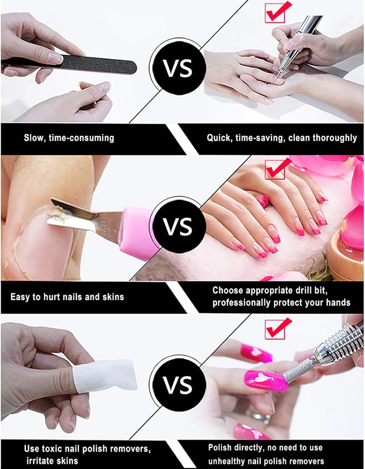 ست سر سوهان ناخن، ایروومی 30 عدد سر سوهان + 13 عدد ست سر سوهان پشمی سایز 3/32 اینچ مناسب دستگاه مانیکور پدیکور، ابزار پولیش و از بین بردن پوست مرده ست سر سوهان ناخن، ایروومی 30 عدد سر سوهان + 13 عدد ست سر سوهان پشمی سایز 3/32 اینچ مناسب دستگاه مانیکور پدیکور، ابزار پولیش و از بین بردن پوست مرده