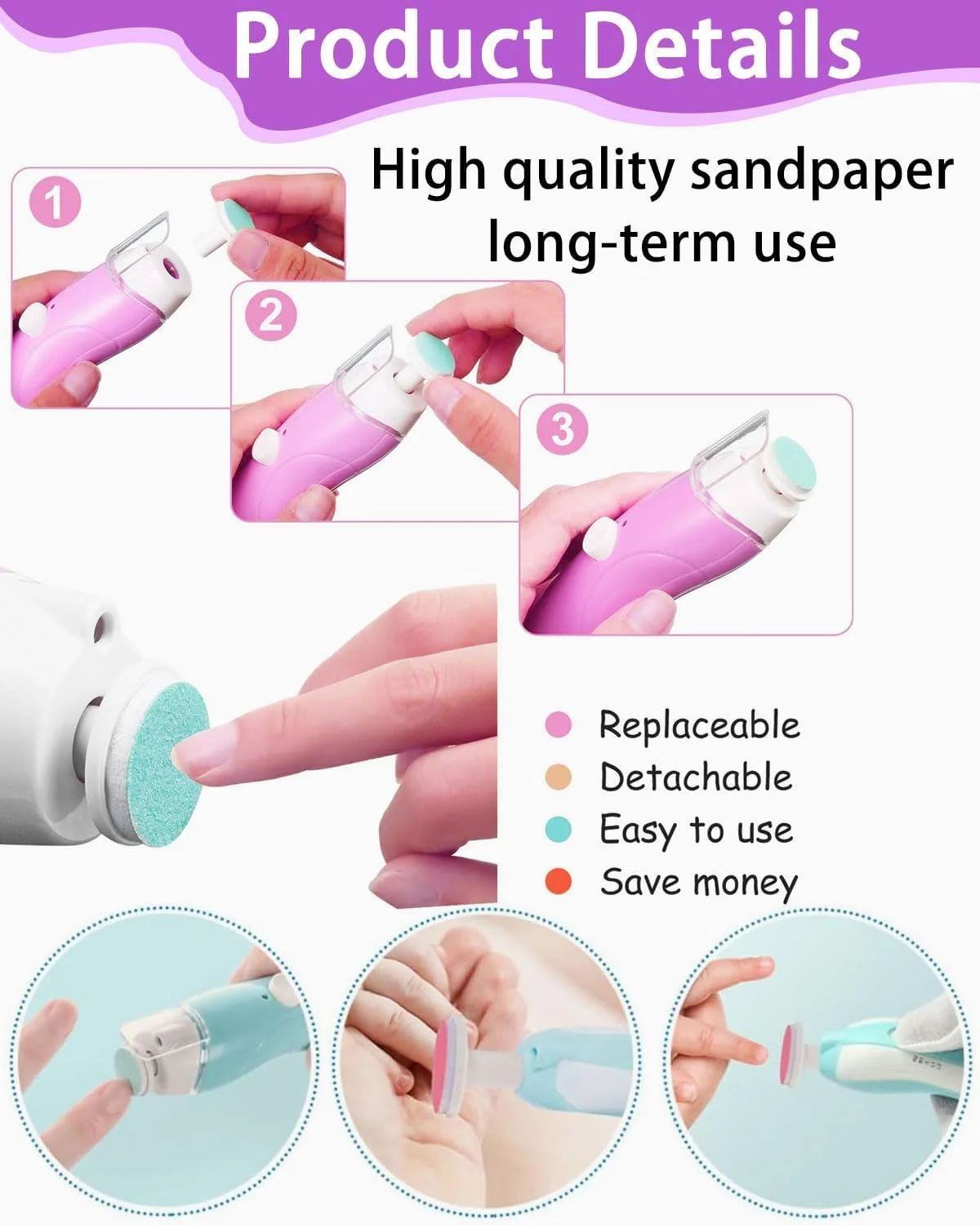 ۱۲ عدد سوهان ناخن نوزاد، پدهای سوهان ناخن برقی، سری های سنگ زنی سوهان ناخن برقی حرفه ای، لوازم جانبی سری های سنگ زنی جایگزین، پدهای جایگزین سوهان ناخن نوزاد ۱۲ عدد سوهان ناخن نوزاد، پدهای سوهان ناخن برقی، سری های سنگ زنی سوهان ناخن برقی حرفه ای، لوازم جانبی سری های سنگ زنی جایگزین، پدهای جایگزین سوهان ناخن نوزاد