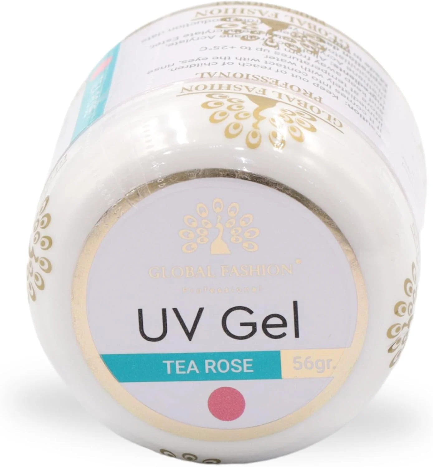ژل یو وی حرفه ای گلوبال فشن برای کاشت ناخن | (Tea Rose 56g)