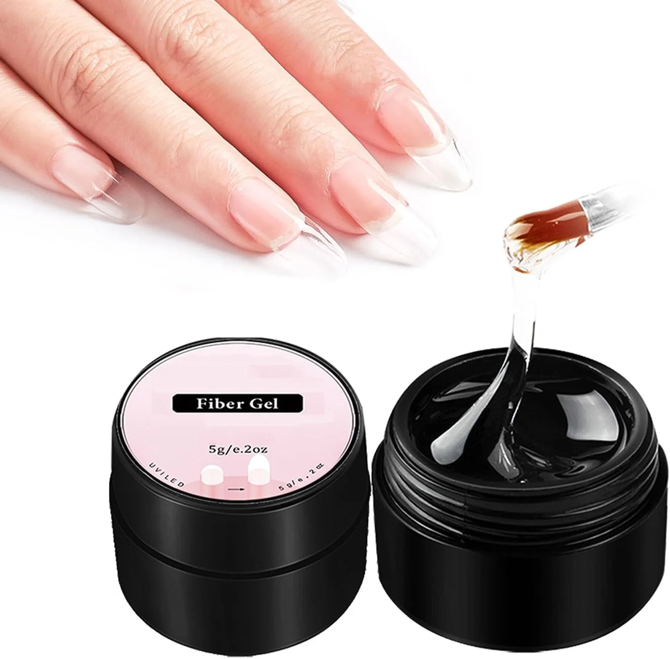 ژل کاشت ناخن، ژل اکستنشن ناخن شفاف 5 گرمی، ژل سخت برای طراحی ناخن، ژل ترمیم ناخن با ماندگاری طولانی برای مبتدیان و سالن های DIY ژل کاشت ناخن، ژل اکستنشن ناخن شفاف 5 گرمی، ژل سخت برای طراحی ناخن، ژل ترمیم ناخن با ماندگاری طولانی برای مبتدیان و سالن های DIY