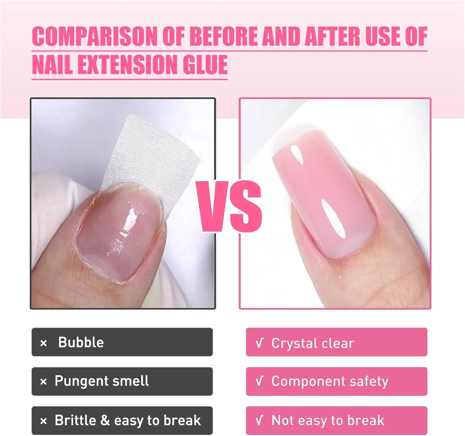 ژل کاشت ناخن، ژل اکستنشن ناخن شفاف 5 گرمی، ژل سخت برای طراحی ناخن، ژل ترمیم ناخن با ماندگاری طولانی برای مبتدیان و سالن های DIY ژل کاشت ناخن، ژل اکستنشن ناخن شفاف 5 گرمی، ژل سخت برای طراحی ناخن، ژل ترمیم ناخن با ماندگاری طولانی برای مبتدیان و سالن های DIY