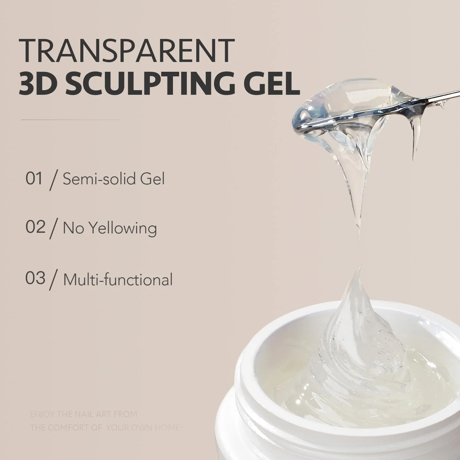 ژل مجسمه سازی سه بعدی برای طراحی ناخن، ژل مدلینگ نیمه جامد بدون نیاز به پاک کردن برای اکستنشن ناخن، پودر کروم، نگین و استمپینگ - غیر چسبنده، حکاکی و قالب گیری، ناخن های DIY، قابل خشک شدن با UV/LED، 15 گرم ژل مجسمه سازی سه بعدی برای طراحی ناخن، ژل مدلینگ نیمه جامد بدون نیاز به پاک کردن برای اکستنشن ناخن، پودر کروم، نگین و استمپینگ - غیر چسبنده، حکاکی و قالب گیری، ناخن های DIY، قابل خشک شدن با UV/LED، 15 گرم