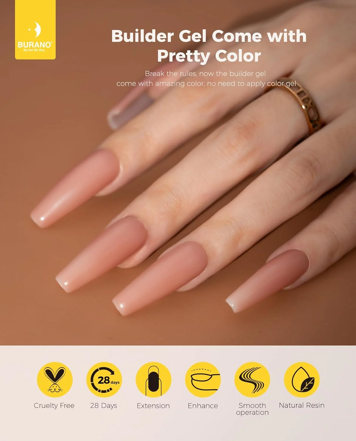 ژل تقویت کننده پایه سازنده 5 در 1 بورانو 15 میلی لیتر، لاک ژل برای اکستنشن ناخن ژل سخت، ژل سازنده سریع، ژل سازنده در یک بطری برای حرفه ای ها و مبتدیان (رنگ برهنه) ژل تقویت کننده پایه سازنده 5 در 1 بورانو 15 میلی لیتر، لاک ژل برای اکستنشن ناخن ژل سخت، ژل سازنده سریع، ژل سازنده در یک بطری برای حرفه ای ها و مبتدیان (رنگ برهنه)