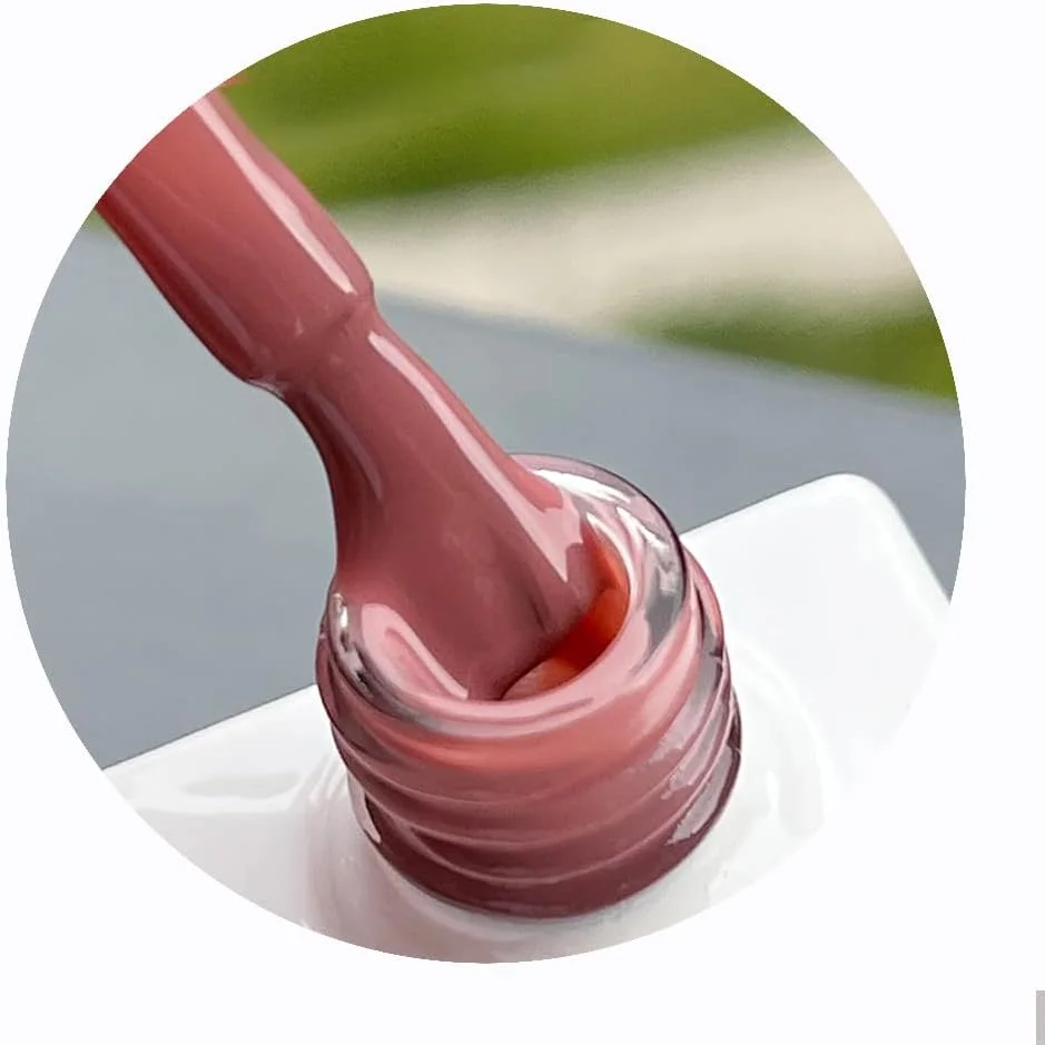 لاک ژل بیس رابر صورتی کالباسی - ژل بیلدر براش دار برای کاشت ناخن با بیس رابر الاستیک برای انعطاف پذیری - خشک شدن طبیعی با LED/UV لاک ژل بیس رابر صورتی کالباسی - ژل بیلدر براش دار برای کاشت ناخن با بیس رابر الاستیک برای انعطاف پذیری - خشک شدن طبیعی با LED/UV