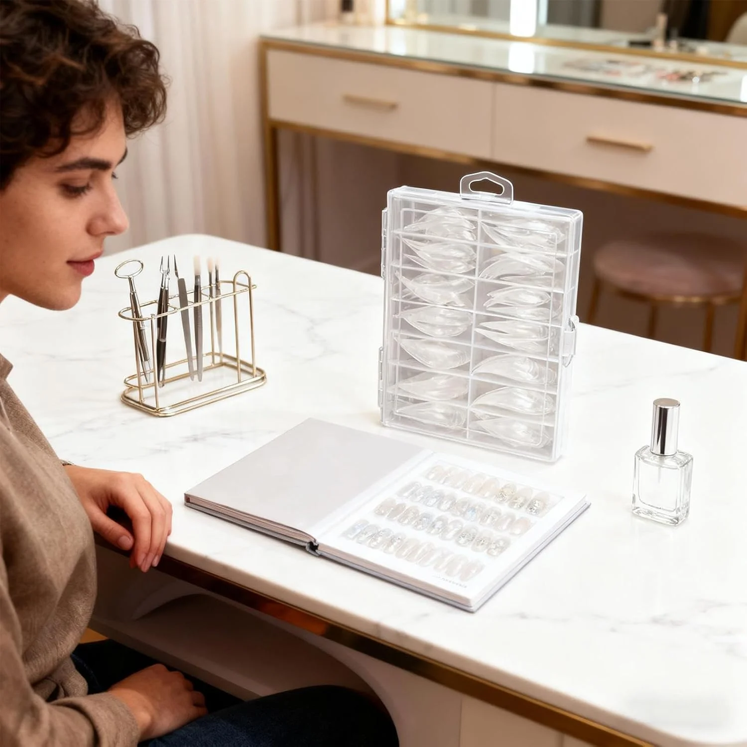 قالب های کاشت ناخن ژلی، مقاوم در برابر ترک، مناسب برای طراحی ناخن، قالب های تیپ اکستنشن ناخن | برای افراد حرفه ای، مبتدی، مادر، دوست دختر، استفاده روزمره در سالن یا منزل قالب های کاشت ناخن ژلی، مقاوم در برابر ترک، مناسب برای طراحی ناخن، قالب های تیپ اکستنشن ناخن | برای افراد حرفه ای، مبتدی، مادر، دوست دختر، استفاده روزمره در سالن یا منزل