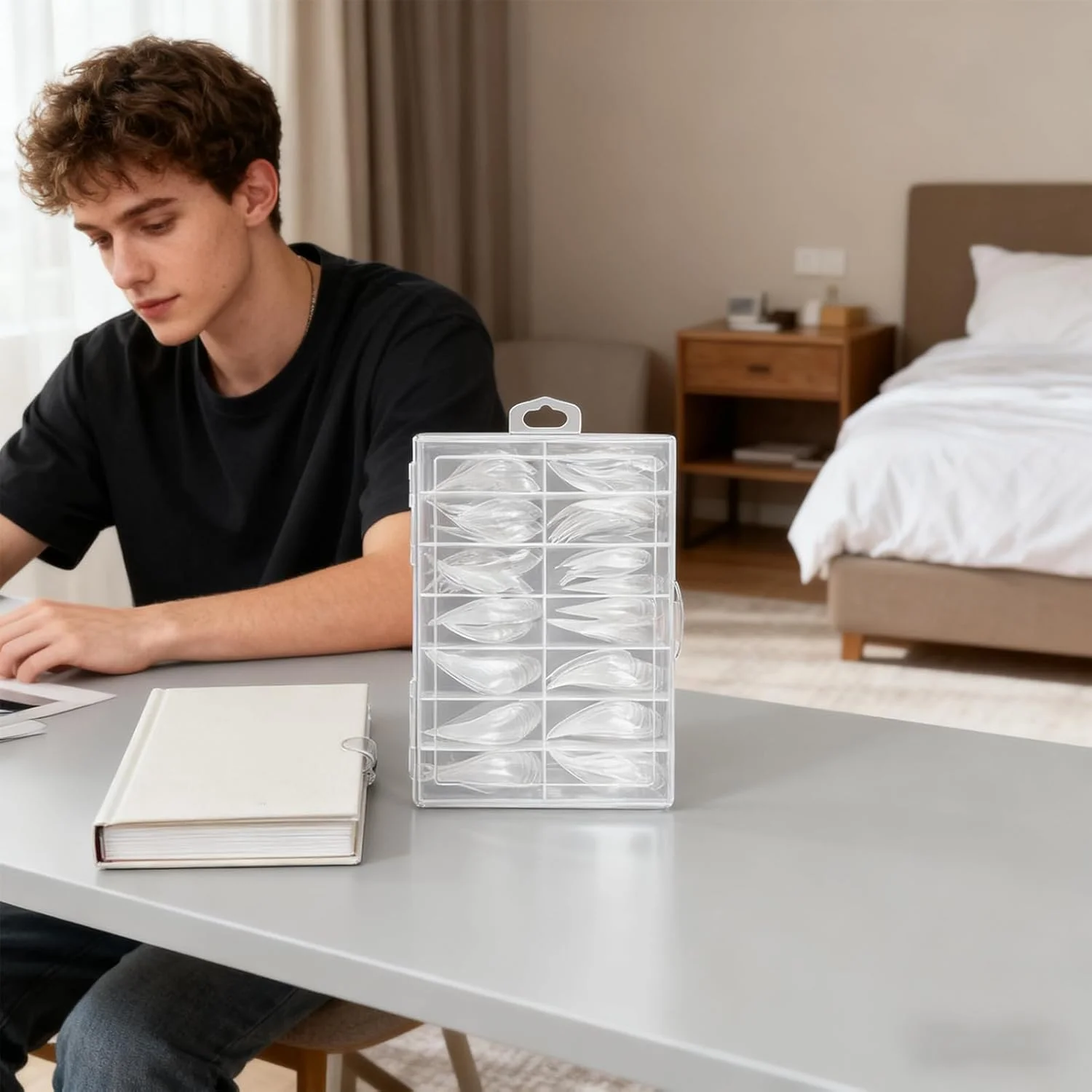 قالب های کاشت ناخن، شفاف و مقاوم در برابر ترک | قالب های ناخن پنجه عقابی - مناسب برای حرفه ای ها، مبتدیان، مادران، دوست دخترها، استفاده روزمره در منزل، سالن و استودیو قالب های کاشت ناخن، شفاف و مقاوم در برابر ترک | قالب های ناخن پنجه عقابی - مناسب برای حرفه ای ها، مبتدیان، مادران، دوست دخترها، استفاده روزمره در منزل، سالن و استودیو