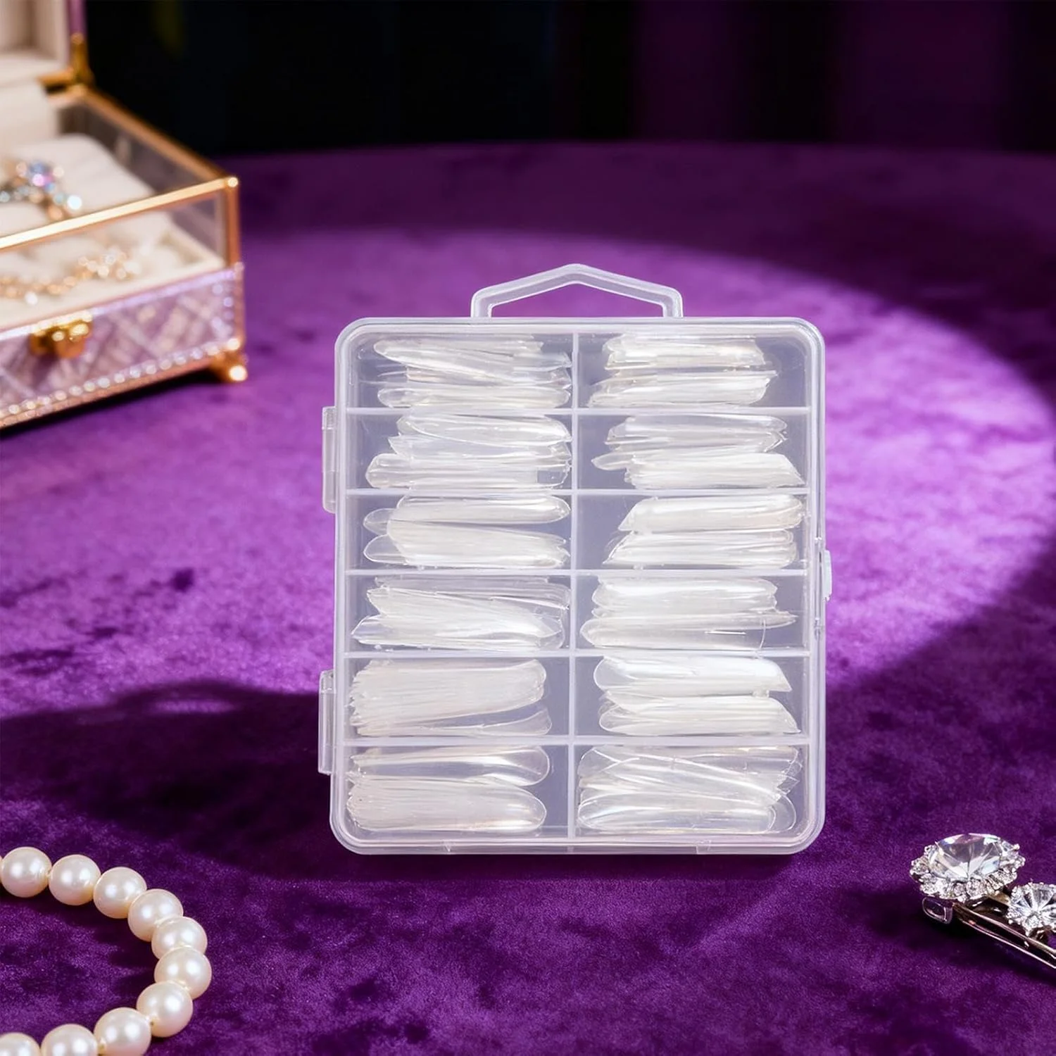 قالب های ناخن | لوازم جانبی مانیکور ناخن - قالب های اکستنشن ناخن ژلی - برای استفاده روزمره در منزل، سالن، مبتدیان، خانم ها، مادران، متخصصان