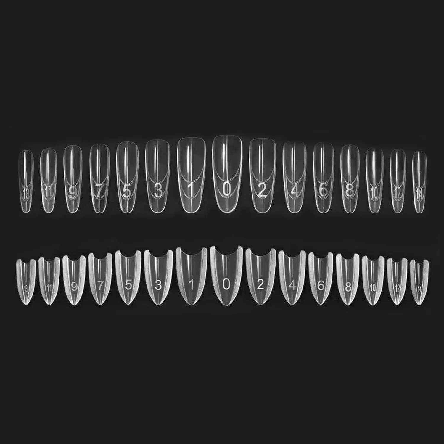 قالب های کاشت ناخن - ساختار ساندویچی برای طراحی ناخن - قالب های ژل ناخن - مناسب برای استفاده روزمره در سالن، منزل، مبتدیان، متخصصان، بانوان و دوستان قالب های کاشت ناخن - ساختار ساندویچی برای طراحی ناخن - قالب های ژل ناخن - مناسب برای استفاده روزمره در سالن، منزل، مبتدیان، متخصصان، بانوان و دوستان