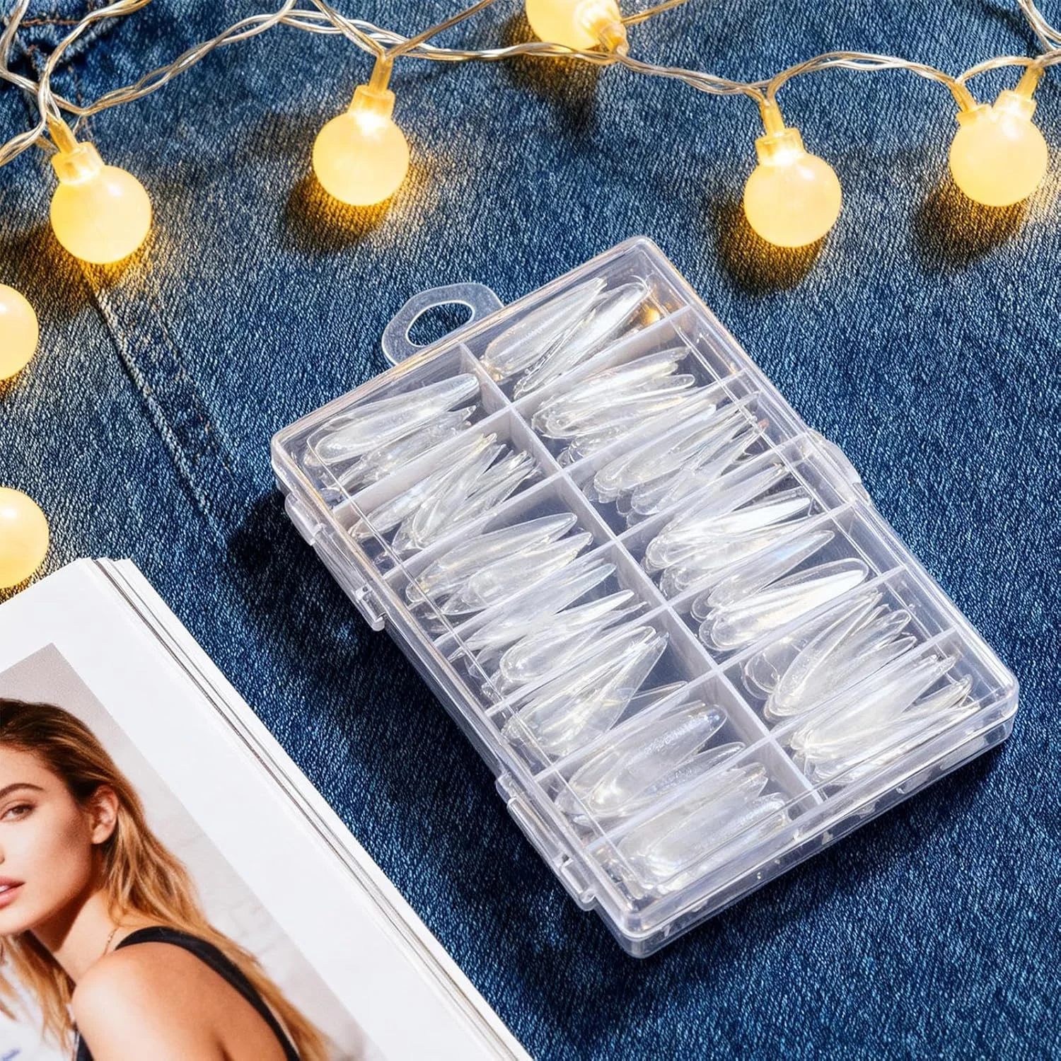 قالب های کاشت ناخن، ساخت ناخن های مقاوم در برابر شکستگی، قالب های نوک ناخن ژلی | برای حرفه ای ها، مبتدیان، مادران، دوست دخترها، استفاده روزمره در سالن و منزل