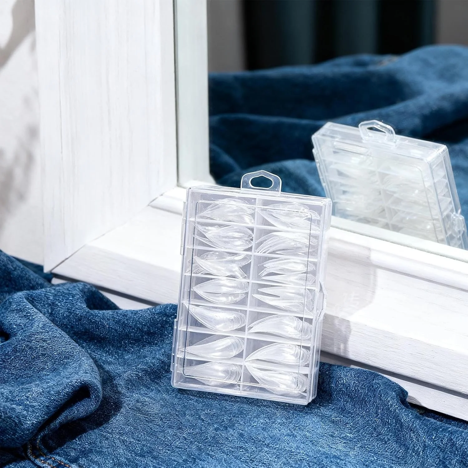 قالب های کاشت ناخن | قالب های شفاف و مقاوم در برابر ترک، مناسب برای کاشت ناخن ژلی - برای حرفه ای ها، مبتدیان، مادران، دوست دخترها، استفاده روزمره در سالن و منزل