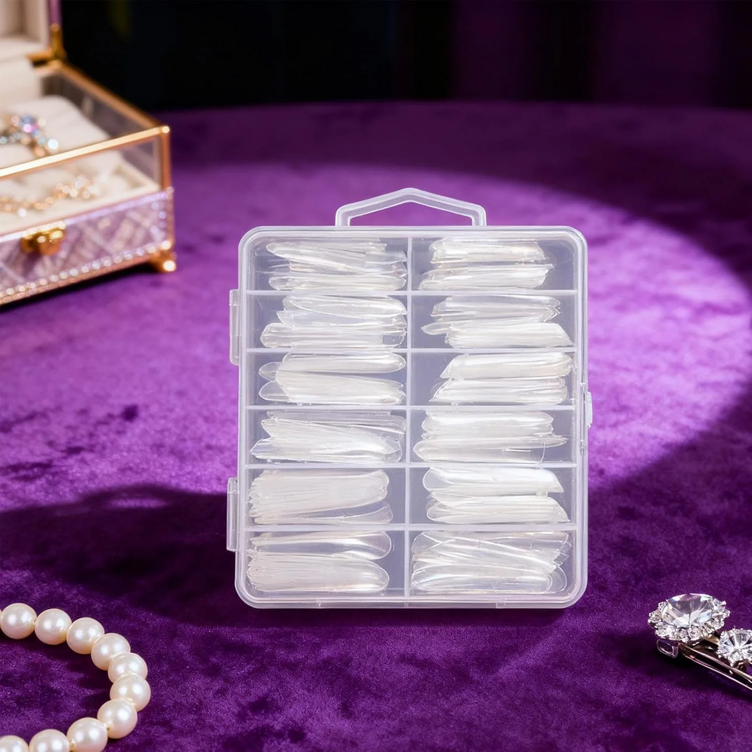 قالب های ناخن برای کاشت، با قابلیت ارتجاعی بالا و مقاوم در برابر ترک | قالب های کاشت ناخن ژلی - برای افراد حرفه ای، مبتدی، مادر، دوست دختر، سالن خانگی، استودیو، استفاده روزمره قالب های ناخن برای کاشت، با قابلیت ارتجاعی بالا و مقاوم در برابر ترک | قالب های کاشت ناخن ژلی - برای افراد حرفه ای، مبتدی، مادر، دوست دختر، سالن خانگی، استودیو، استفاده روزمره