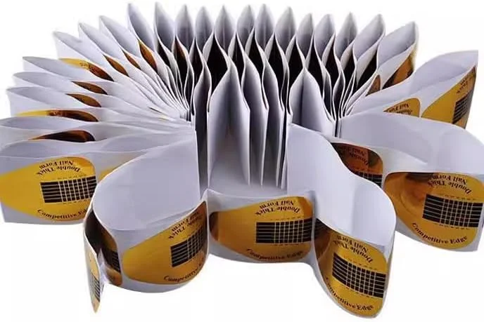 استیکر فرم ناخن نعلی طلایی 100 عددی برای کاشت ناخن اکریلیک، راهنمای شماره دار برای طراحی ناخن در خانه | فرم های کاغذی اکستنشن قابل استفاده مجدد استیکر فرم ناخن نعلی طلایی 100 عددی برای کاشت ناخن اکریلیک، راهنمای شماره دار برای طراحی ناخن در خانه | فرم های کاغذی اکستنشن قابل استفاده مجدد