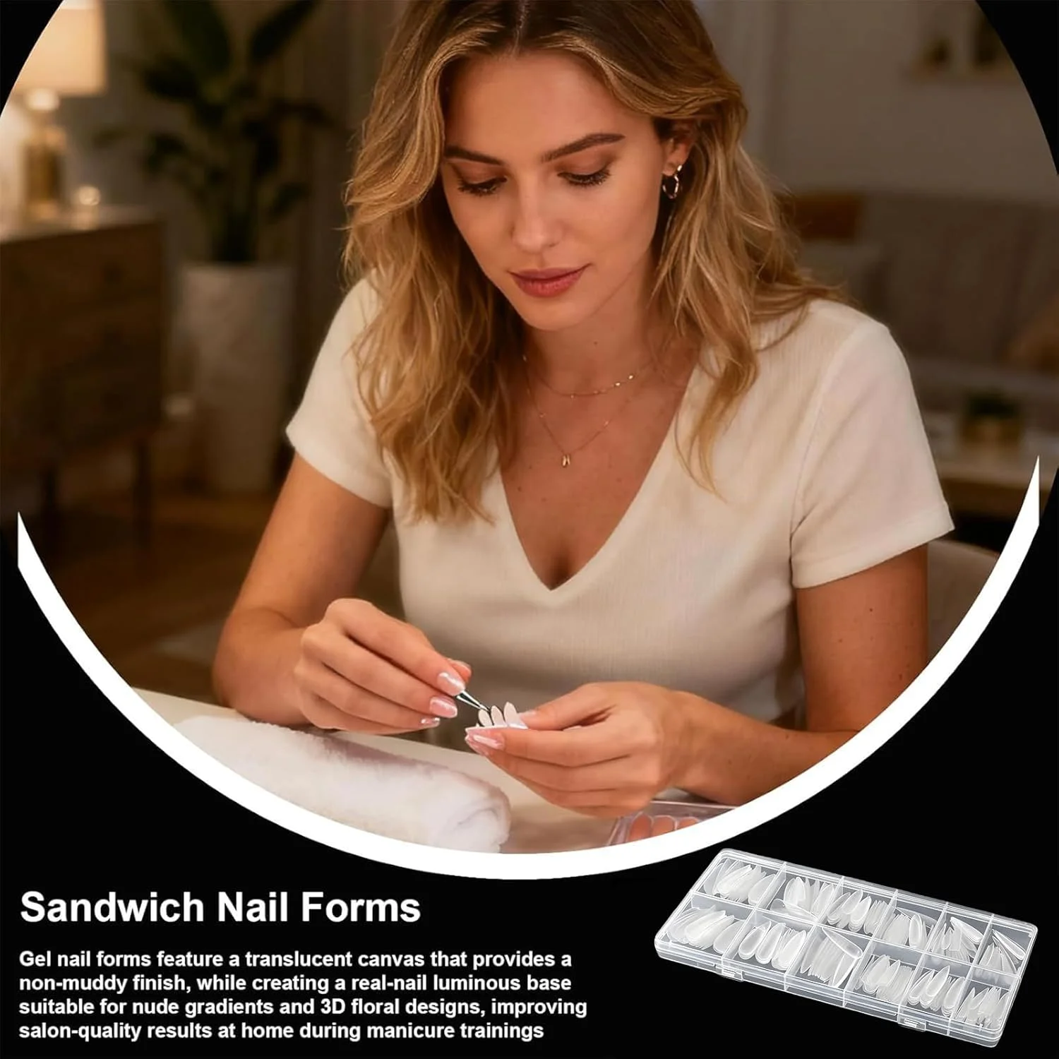 قالب های کاشت ناخن | 240 عدد قالب پرس ناخن شفاف | مناسب برای کاشت ژل - برای انگشتان دست و پا، استفاده خانگی، حرفه ای، زیبایی و مراقبت شخصی قالب های کاشت ناخن | 240 عدد قالب پرس ناخن شفاف | مناسب برای کاشت ژل - برای انگشتان دست و پا، استفاده خانگی، حرفه ای، زیبایی و مراقبت شخصی