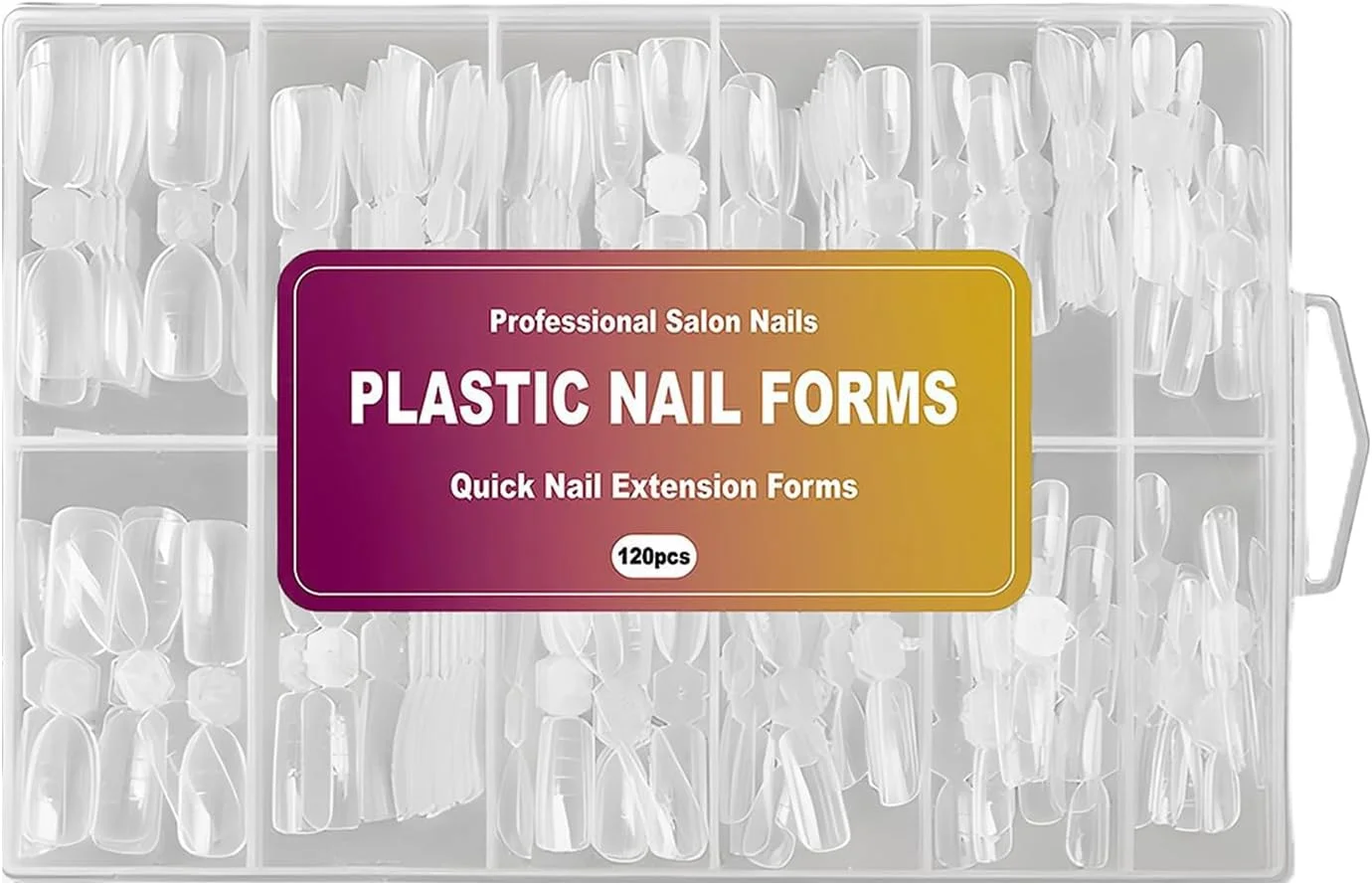 قالب های کاشت ناخن | قالب های دوگانه برای طراحی ناخن، 12 سایز مختلف، قابل استفاده مجدد، مناسب برای طراحی ناخن در خانه و سالن، برای مبتدیان و حرفه ای ها قالب های کاشت ناخن | قالب های دوگانه برای طراحی ناخن، 12 سایز مختلف، قابل استفاده مجدد، مناسب برای طراحی ناخن در خانه و سالن، برای مبتدیان و حرفه ای ها