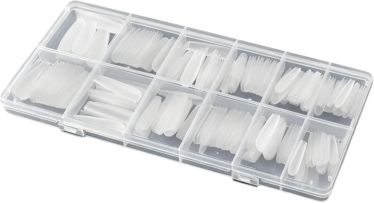 قالب های کاشت ناخن، 240 عدد قالب شفاف | قالب های ناخن، تیپ های کاشت ناخن قابل استفاده مجدد | برای کاشت ناخن های اکرلیک و ژل، مناسب استفاده شخصی در خانه و سالن های حرفه ای، زیبایی و مراقبت شخصی قالب های کاشت ناخن، 240 عدد قالب شفاف | قالب های ناخن، تیپ های کاشت ناخن قابل استفاده مجدد | برای کاشت ناخن های اکرلیک و ژل، مناسب استفاده شخصی در خانه و سالن های حرفه ای، زیبایی و مراقبت شخصی