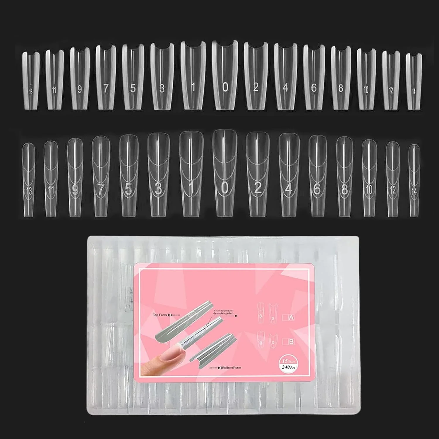 قالب های کاشت ناخن، ابزارهای حرفه ای - قالب های ناخن بیضی دو طرفه - برای استفاده شخصی در سالن، منزل، مد، زیبایی، مانیکور و استایل روزانه قالب های کاشت ناخن، ابزارهای حرفه ای - قالب های ناخن بیضی دو طرفه - برای استفاده شخصی در سالن، منزل، مد، زیبایی، مانیکور و استایل روزانه