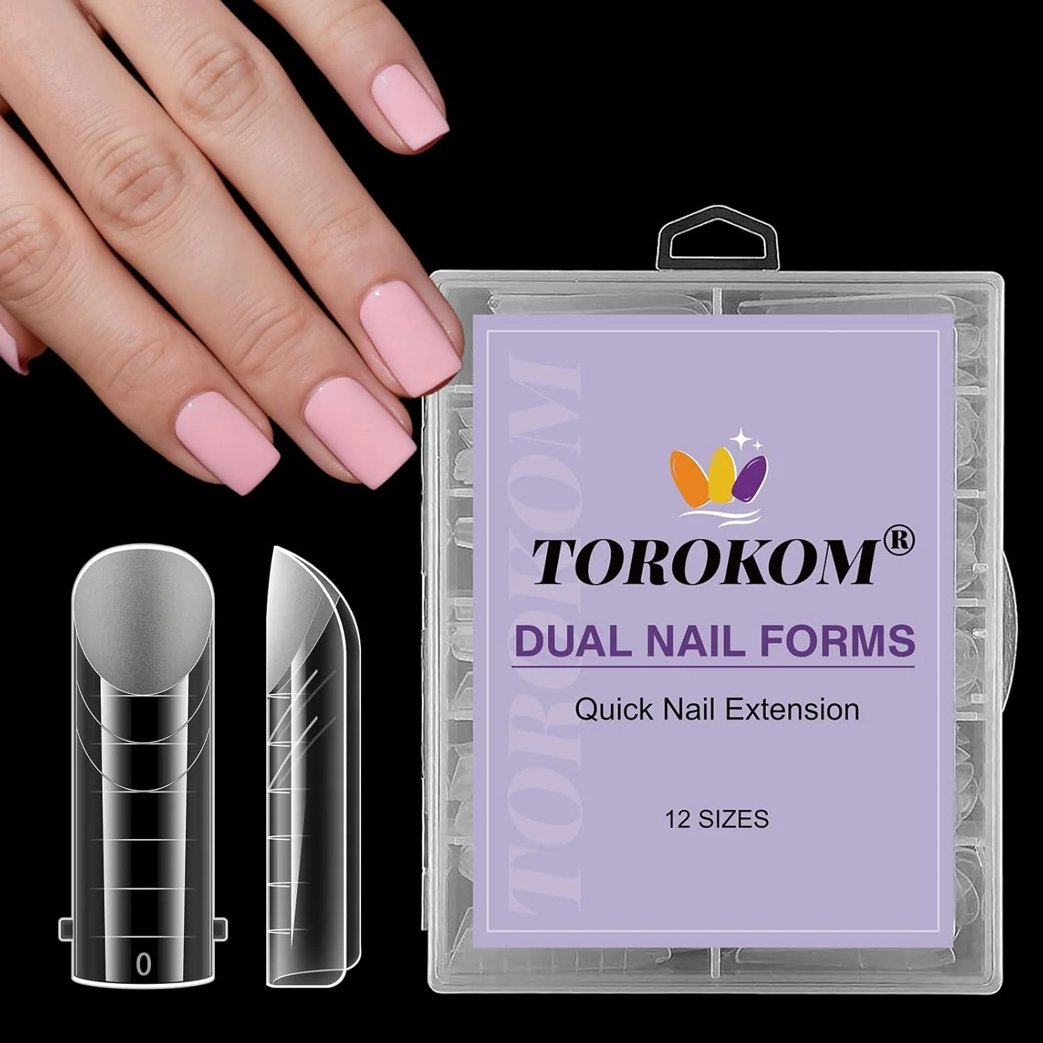 ست ۱۲۰ عددی قالب کاشت ناخن پلی ژل، ۱۲ سایز مختلف، قالب های دوگانه شفاف با نوک مربعی، ست کامل اکستنشن ناخن با قالب های انگشتی پلی ژل برای مانیکور خانگی و سالنی ست ۱۲۰ عددی قالب کاشت ناخن پلی ژل، ۱۲ سایز مختلف، قالب های دوگانه شفاف با نوک مربعی، ست کامل اکستنشن ناخن با قالب های انگشتی پلی ژل برای مانیکور خانگی و سالنی