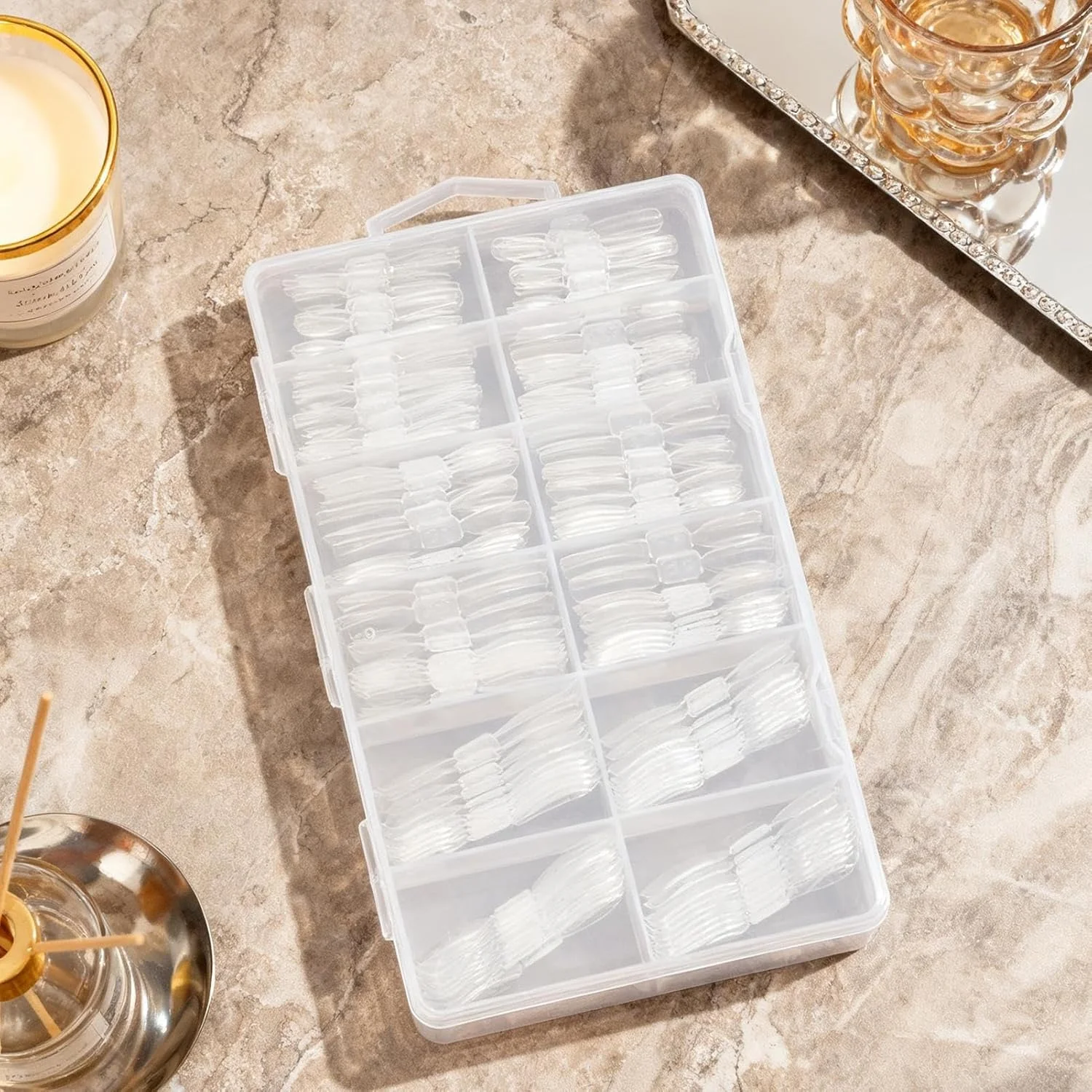 قالب های کاشت ناخن | بسته 120 عددی قالب شفاف، تیپ های مصنوعی با مقیاس - قالب های ناخن قابل استفاده مجدد | مناسب برای انگشتان دست و پا، زیبایی، مراقبت شخصی، استفاده خانگی و حرفه ای قالب های کاشت ناخن | بسته 120 عددی قالب شفاف، تیپ های مصنوعی با مقیاس - قالب های ناخن قابل استفاده مجدد | مناسب برای انگشتان دست و پا، زیبایی، مراقبت شخصی، استفاده خانگی و حرفه ای