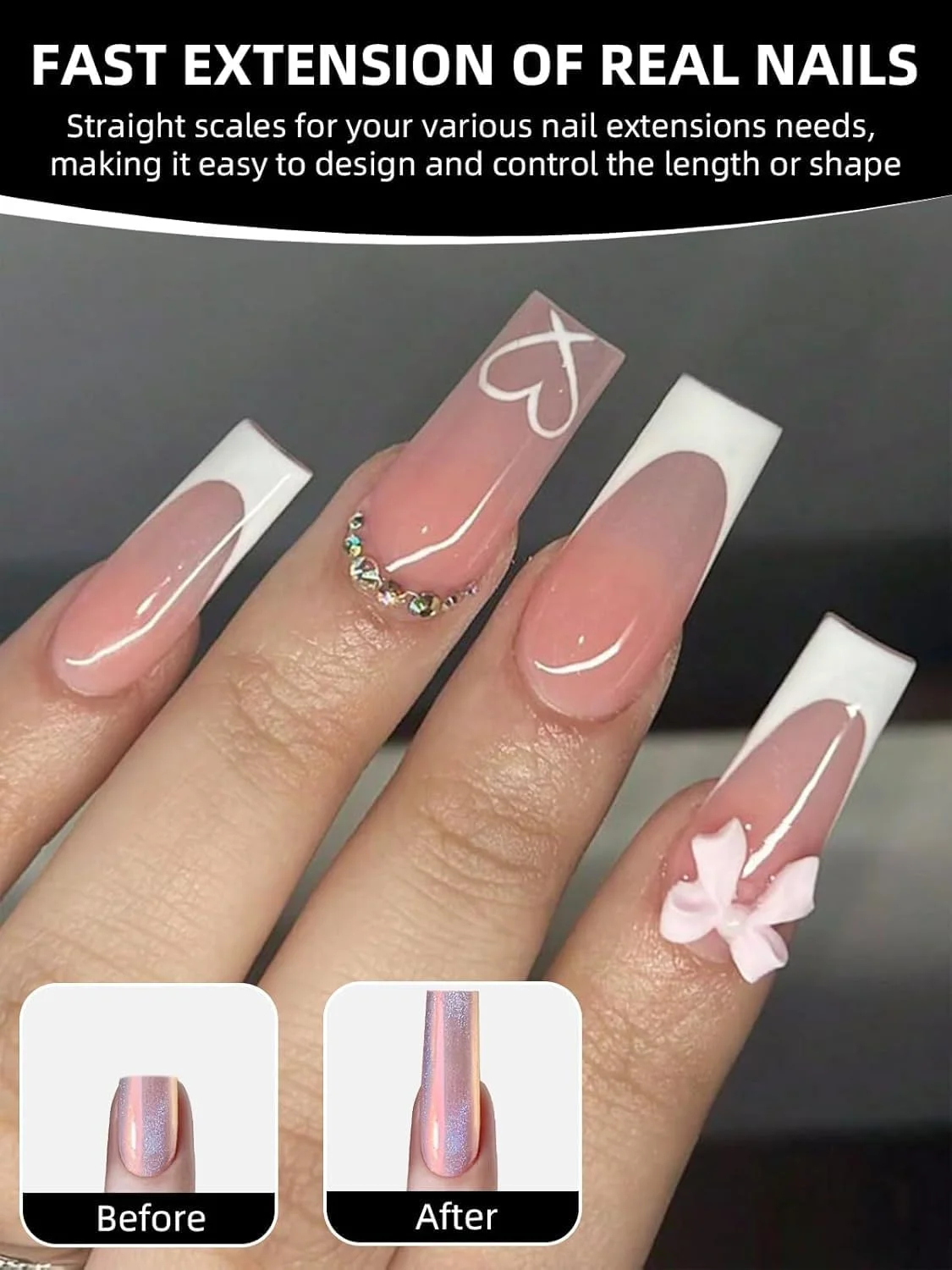 ست ۱۲۰ عددی قالب کاشت ناخن پلی ژل، ۱۲ سایز مختلف، قالب های دوگانه شفاف با نوک مربعی، ست کامل اکستنشن ناخن با قالب های انگشتی پلی ژل برای مانیکور خانگی و سالنی ست ۱۲۰ عددی قالب کاشت ناخن پلی ژل، ۱۲ سایز مختلف، قالب های دوگانه شفاف با نوک مربعی، ست کامل اکستنشن ناخن با قالب های انگشتی پلی ژل برای مانیکور خانگی و سالنی