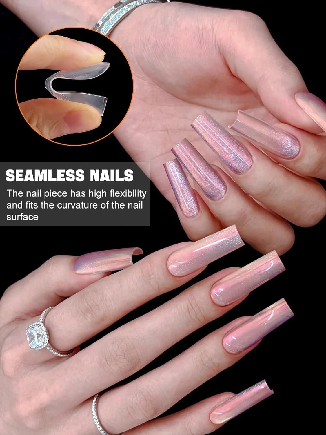 ست ۱۲۰ عددی قالب کاشت ناخن پلی ژل، ۱۲ سایز مختلف، قالب های دوگانه شفاف با نوک مربعی، ست کامل اکستنشن ناخن با قالب های انگشتی پلی ژل برای مانیکور خانگی و سالنی ست ۱۲۰ عددی قالب کاشت ناخن پلی ژل، ۱۲ سایز مختلف، قالب های دوگانه شفاف با نوک مربعی، ست کامل اکستنشن ناخن با قالب های انگشتی پلی ژل برای مانیکور خانگی و سالنی