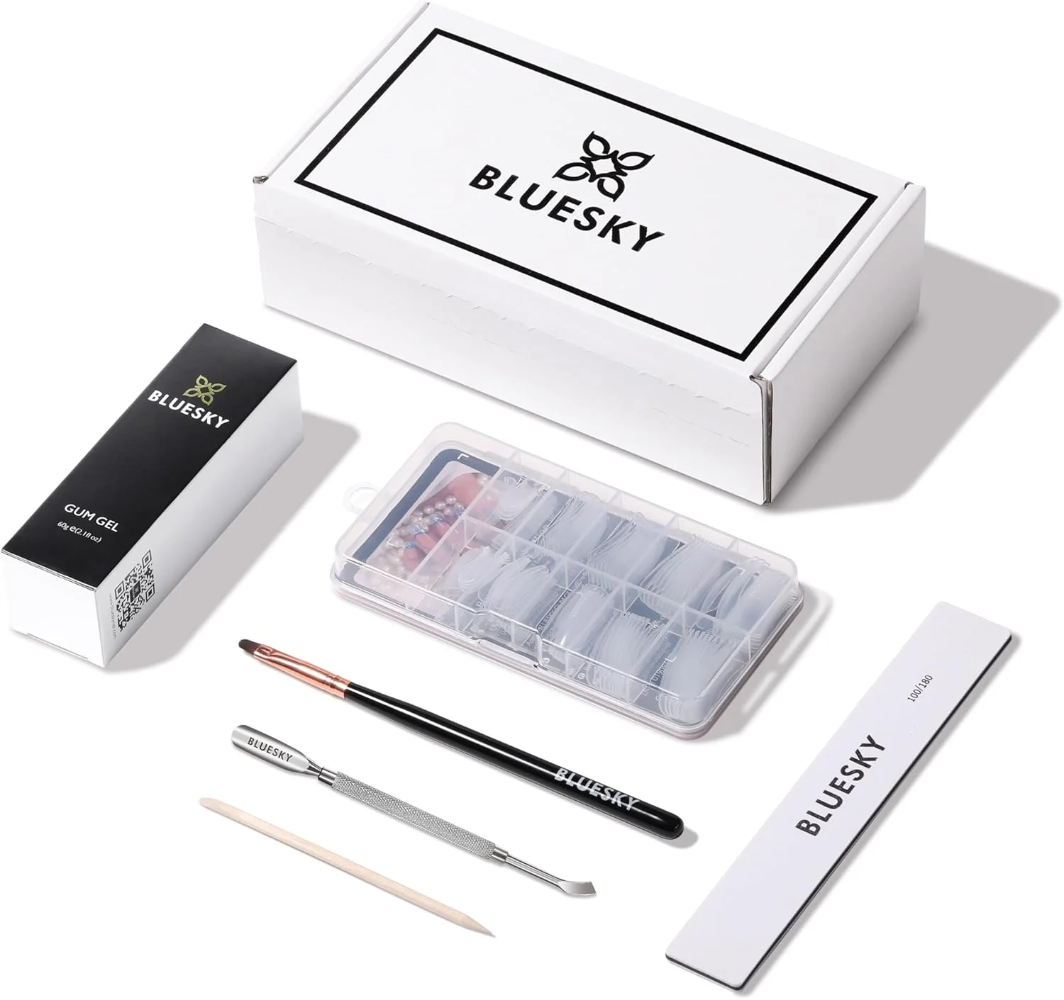 کیت اکستنشن ناخن ژل صمغی بلواسکای، صورتی روشن ملایم - 6۰ گرم، کیت ژل پُلی، ایده آل برای مبتدیان و حرفه ای ها، شامل: پلی ژل، قالب های دوگانه، برس اپلیکاتور، سوهان ناخن و عقب زننده کوتیکول کیت اکستنشن ناخن ژل صمغی بلواسکای، صورتی روشن ملایم - 6۰ گرم، کیت ژل پُلی، ایده آل برای مبتدیان و حرفه ای ها، شامل: پلی ژل، قالب های دوگانه، برس اپلیکاتور، سوهان ناخن و عقب زننده کوتیکول
