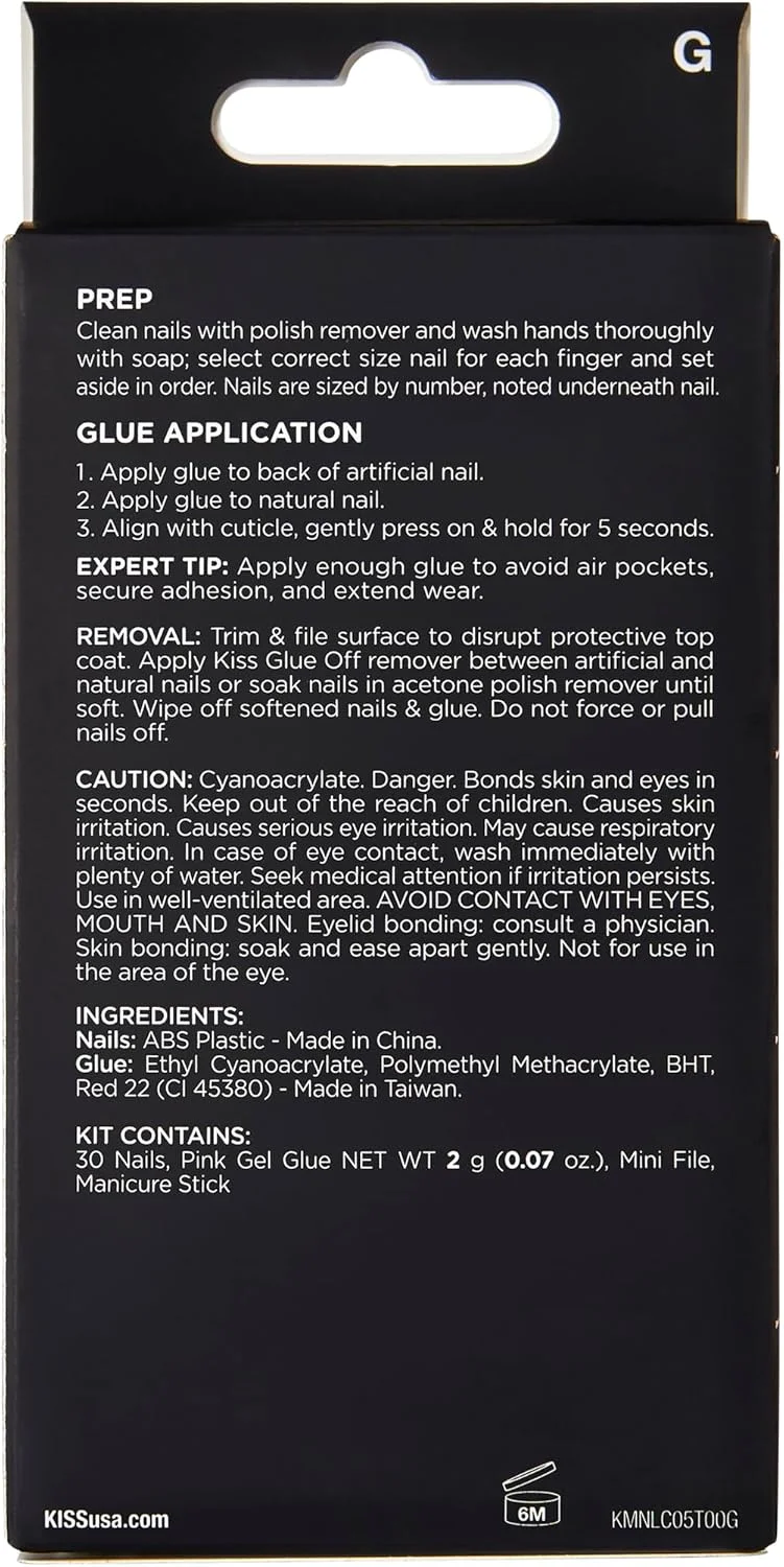 ناخن های شاهکار کیس مدل KMN01، ۲ گرم